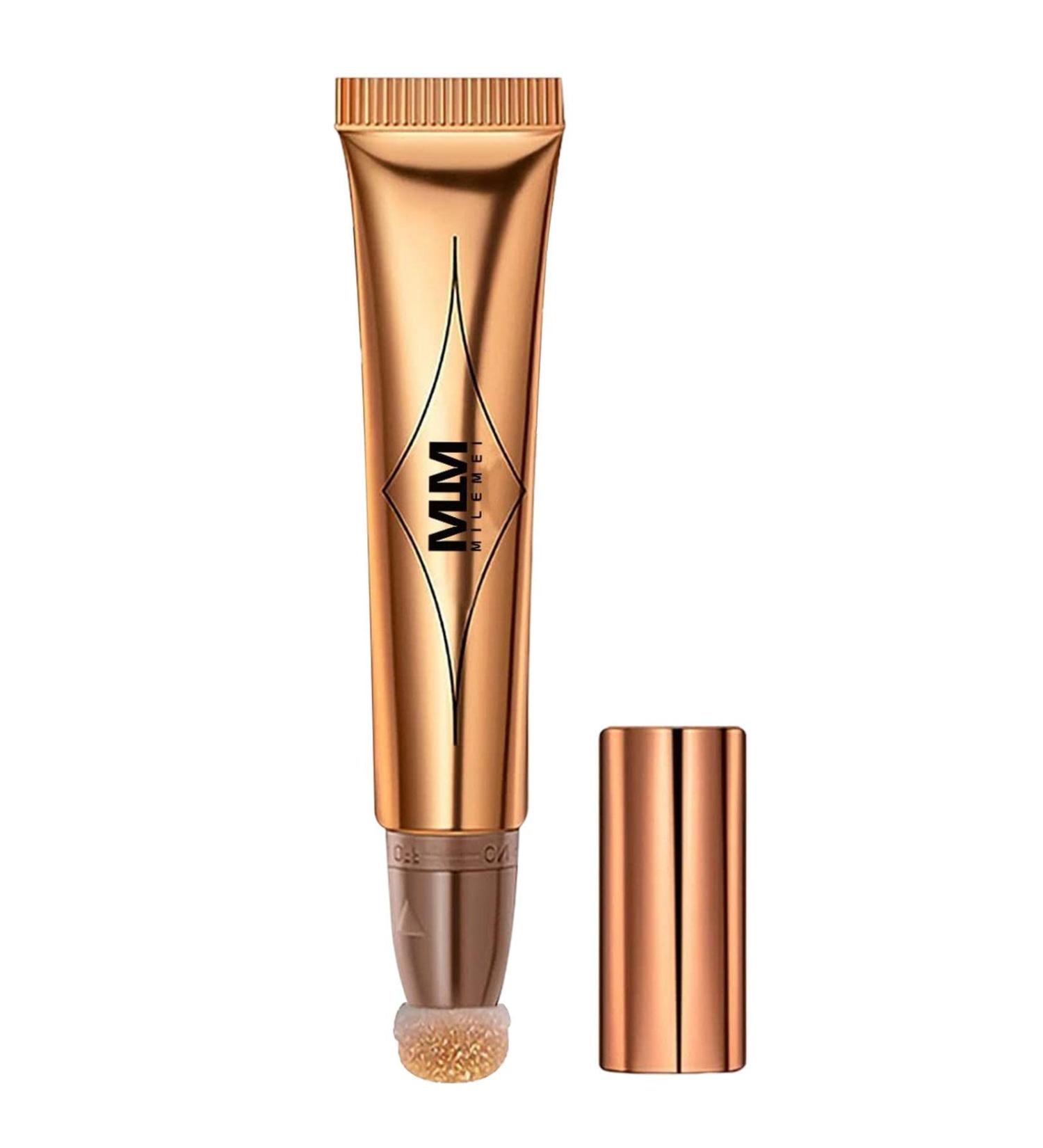 Highlighter Beauty Wand Multifunctional Liquid Contouring with Cushion Applicator | Lightweight Natural Super Silky Face Makeup Product for Lip Cheek Sritob 06 Rose Gold - Buy Online on GoSupps.com