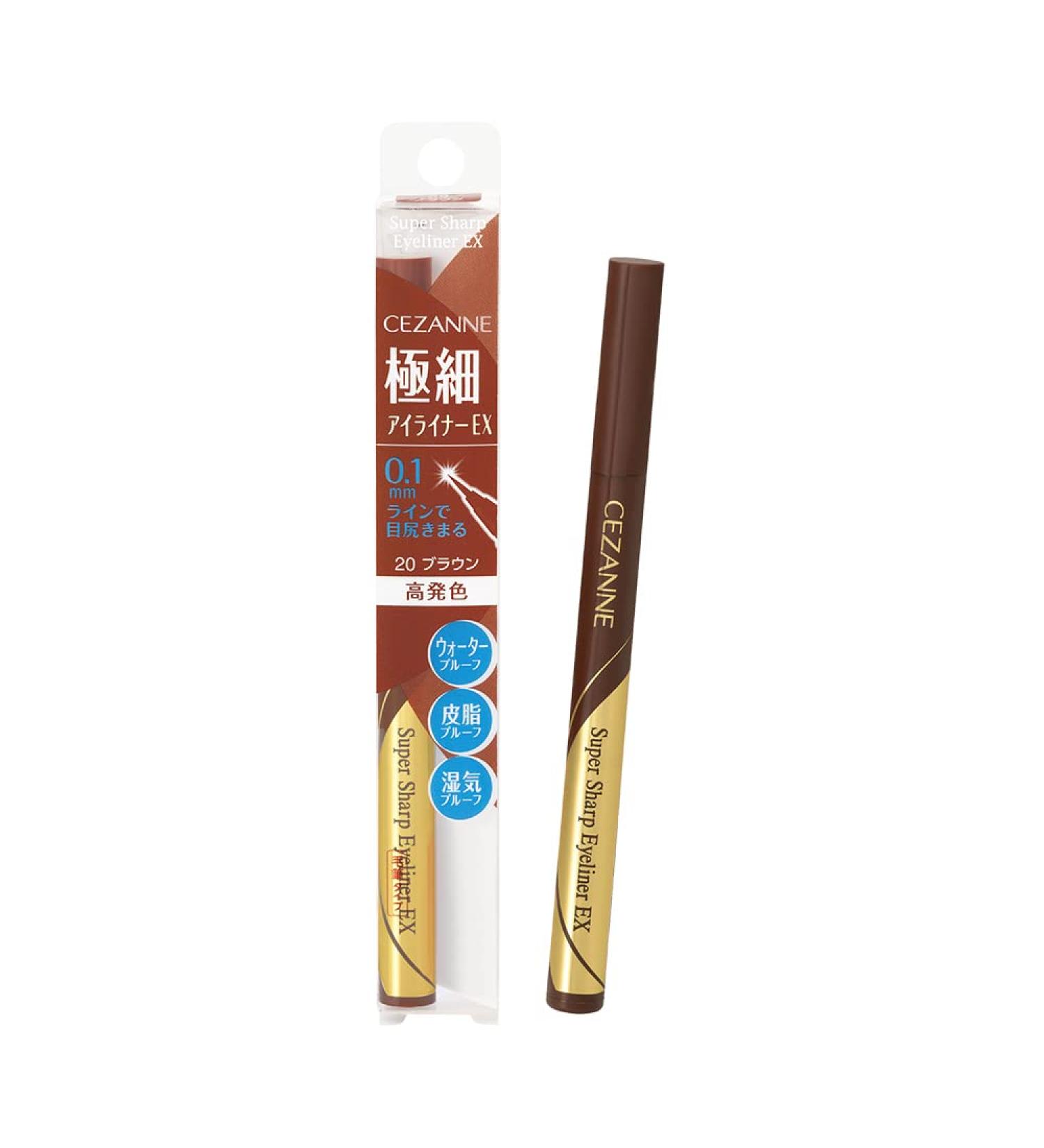 Cezanne Super Sharp Eyeliner Ex - Long-Lasting Precision | International Shipping Available - Buy Online on GoSupps.com