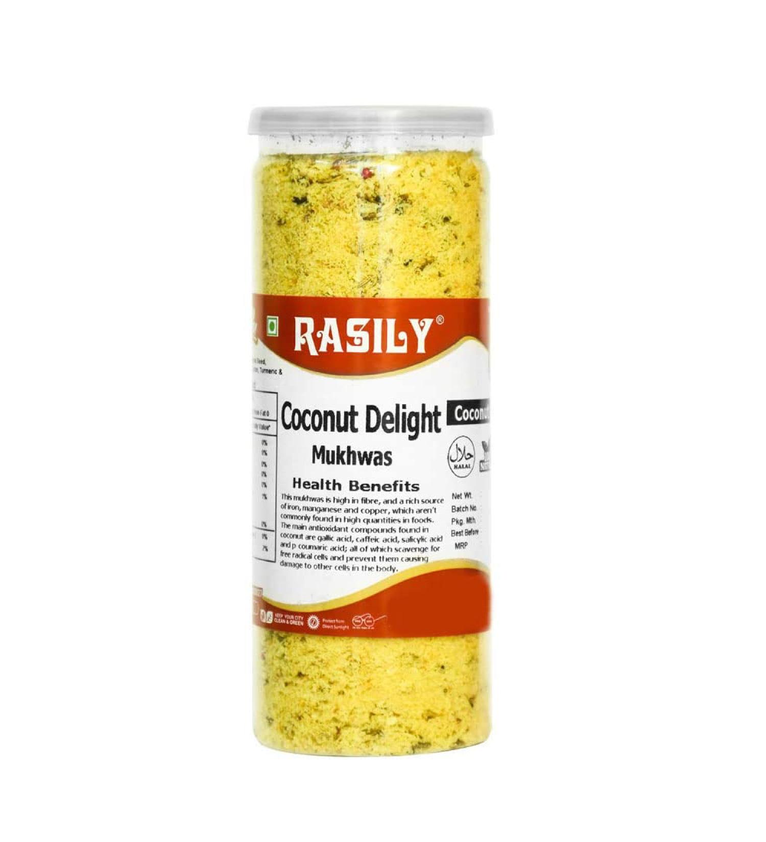 Rasily Coconut Delight Mukhwas Mouth Freshener (Coconut Delight Mukhwas Pack of 1)_Packing May Vary - Buy Online on GoSupps.com