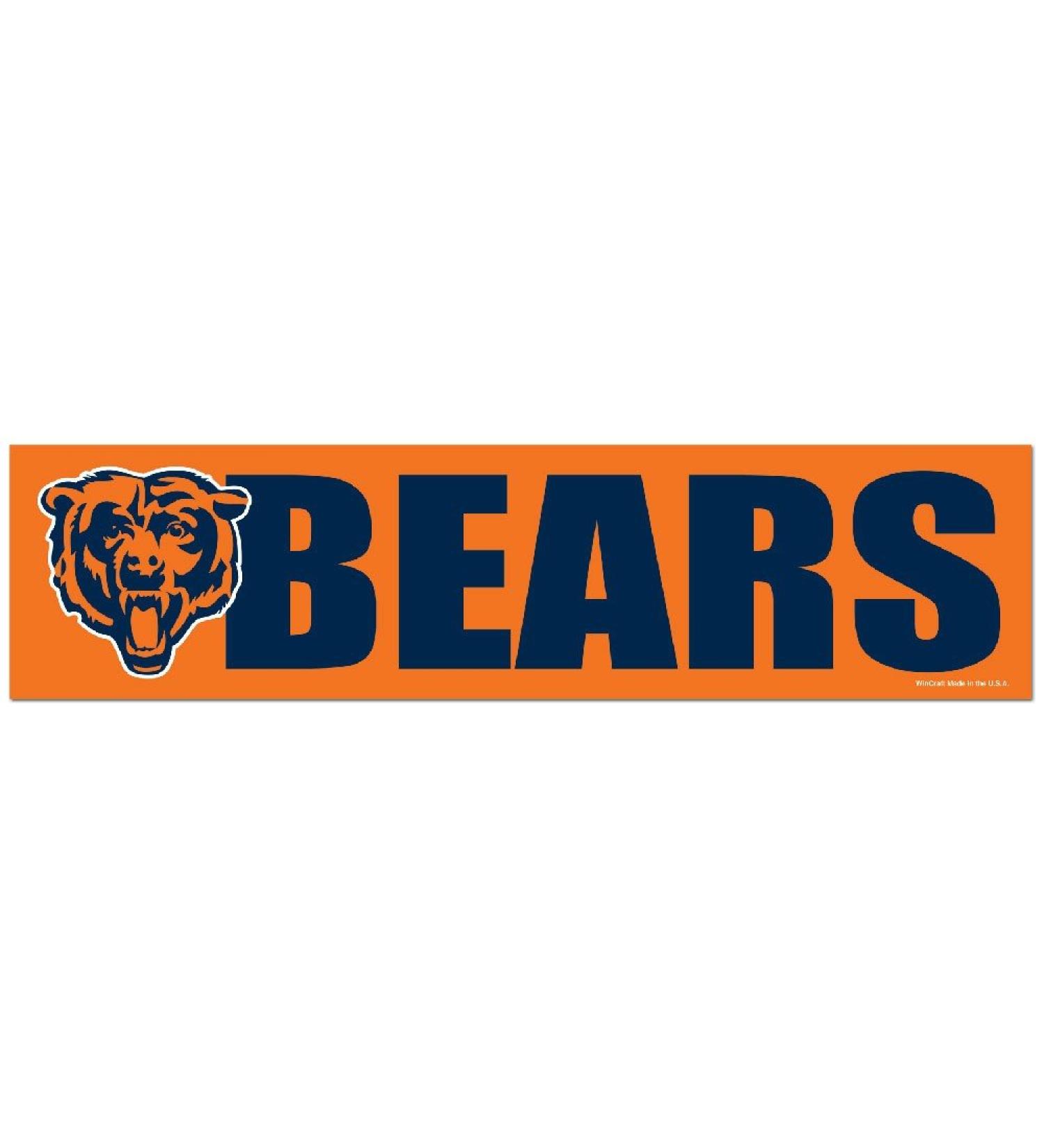 Chicago Bears bumper protector 11x3 black