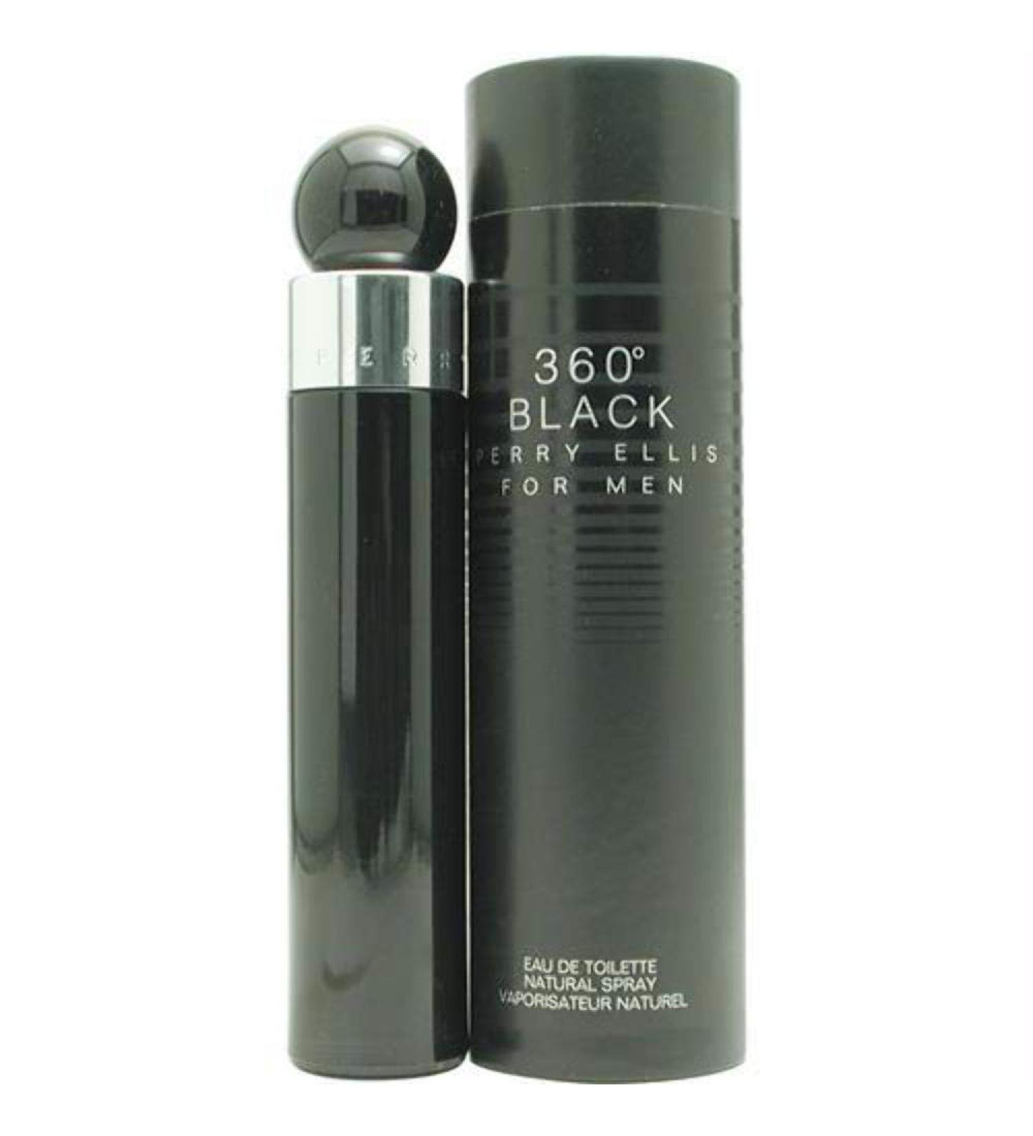 Perry Ellis 360 Black By Perry Ellis For Men. Eau De Toilette Spray 1.7 OZ