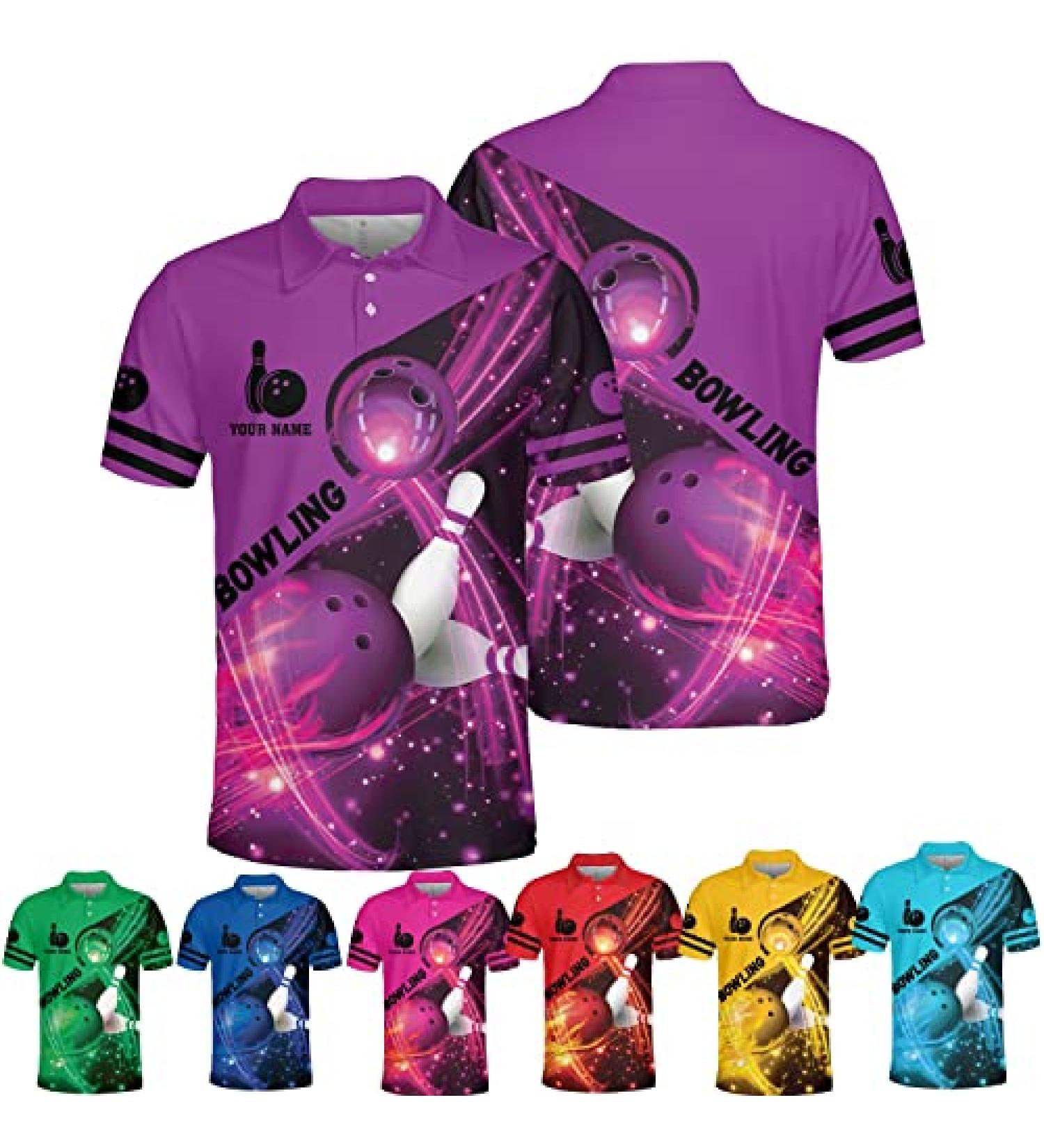 Personalized Name Bowling Polo Shirts for Men and Women | Team Bowling Shirt Men - Buy Online on GoSupps.com