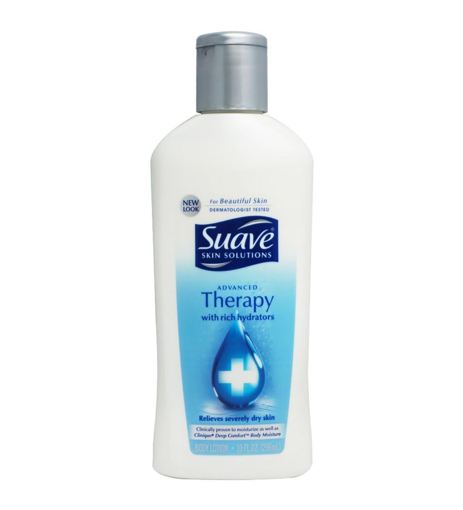 Buy Suave Advanced Therapy Body Lotion 10 oz - Moisturizing Skin Care for All Skin Types | International Shipping Available - Buy Online on GoSupps.com