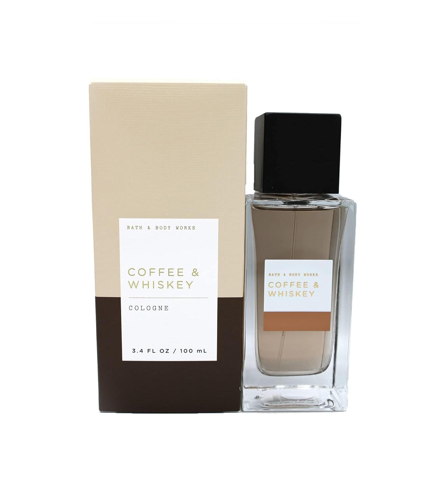 Bath Men's Fragrance 3.4 Ounces Cologne Spray 3.4 Oz body cologne you choose (Coffee & Whiskey)