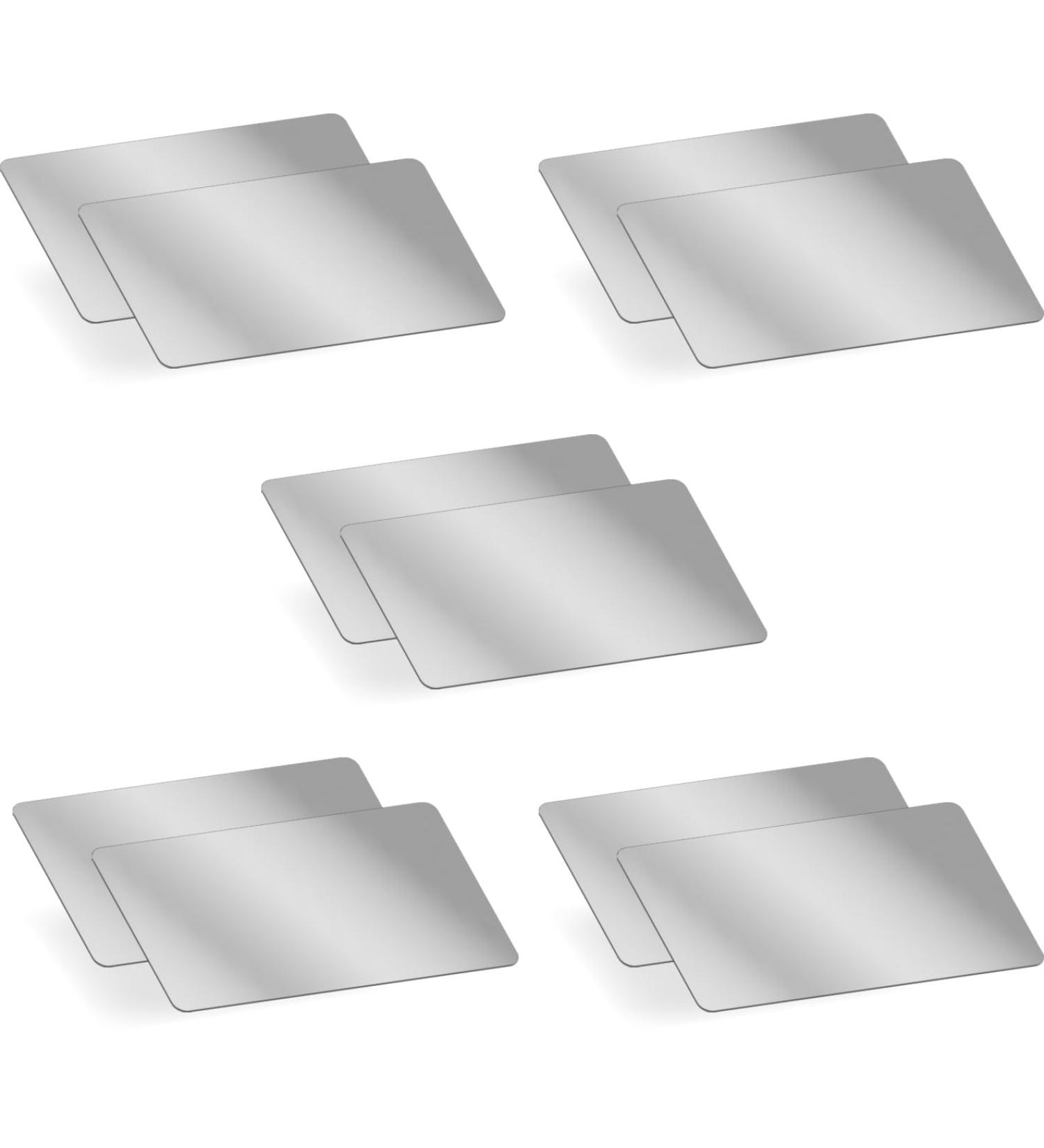 Magati Handpiegel - Double-Sided Ultra-Light Compact Mirror for Wallets & Bags - 10 Pack - Small Makeup Mirror 8x4.5cm - Buy Online on GoSupps.com