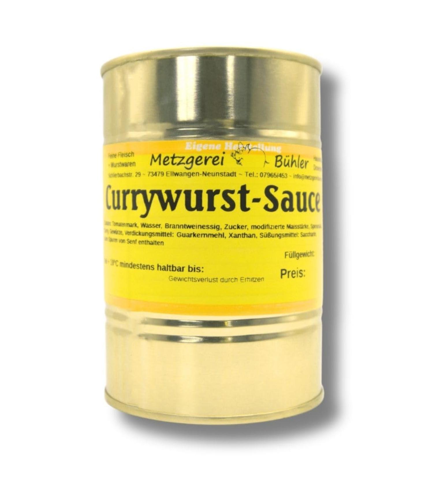 Currywurst Sauce 400g - Gourmet Canned Sauce for Delicious Ready Meals | International Shipping Available - Buy Online on GoSupps.com