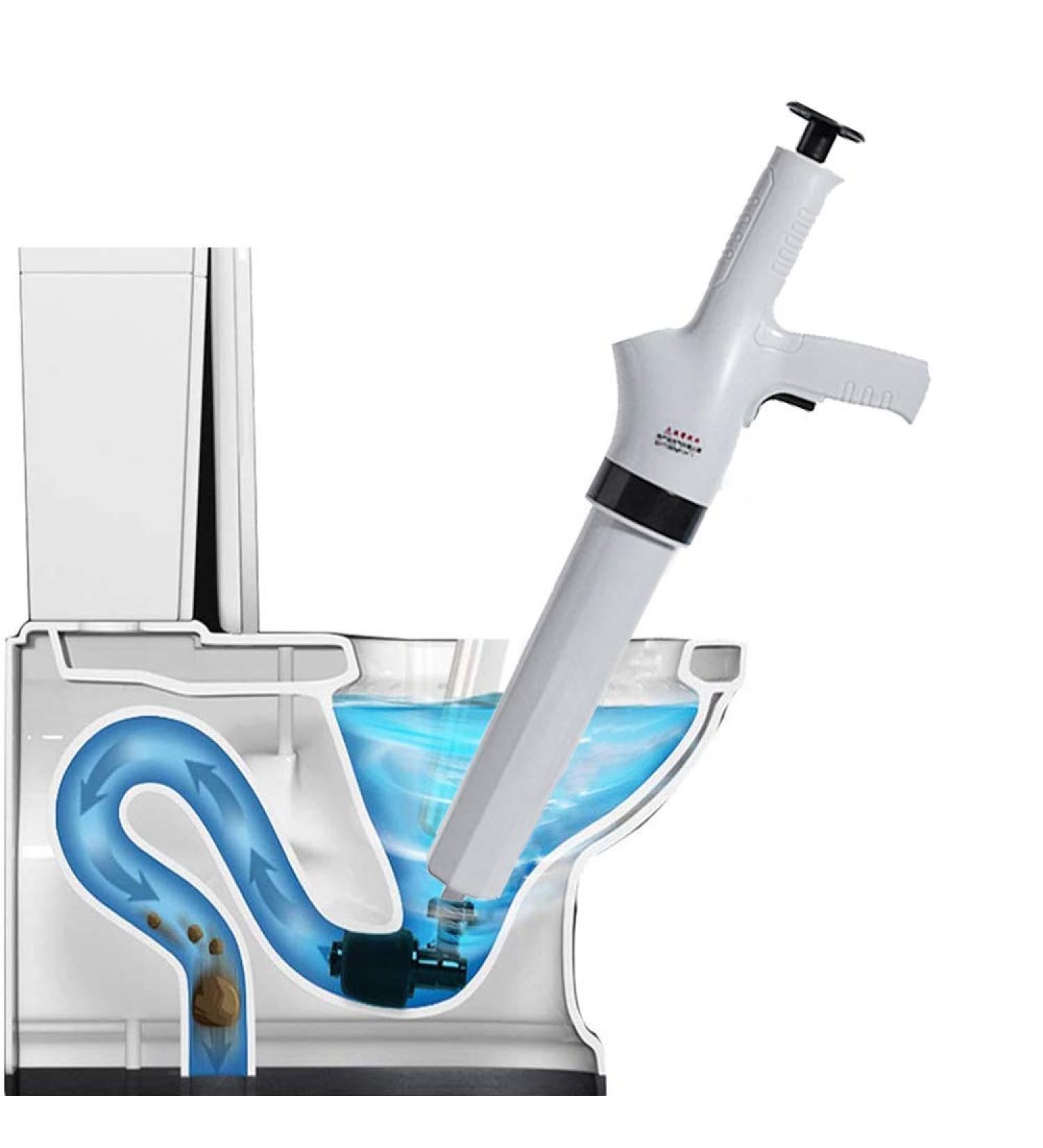 High Pressure Air Drain Blaster Kit - Toilet Plunger & Suckers for Kitchen & Bathroom Clogs | International Shipping - Buy Online on GoSupps.com