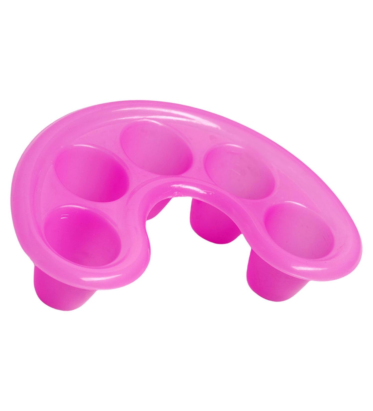 1 bol ongles cinq doigts pour un retrait rapide et facile des ongles polis bol ergonomique pour trempage des ongles rose rouge - Buy Online on GoSupps.com