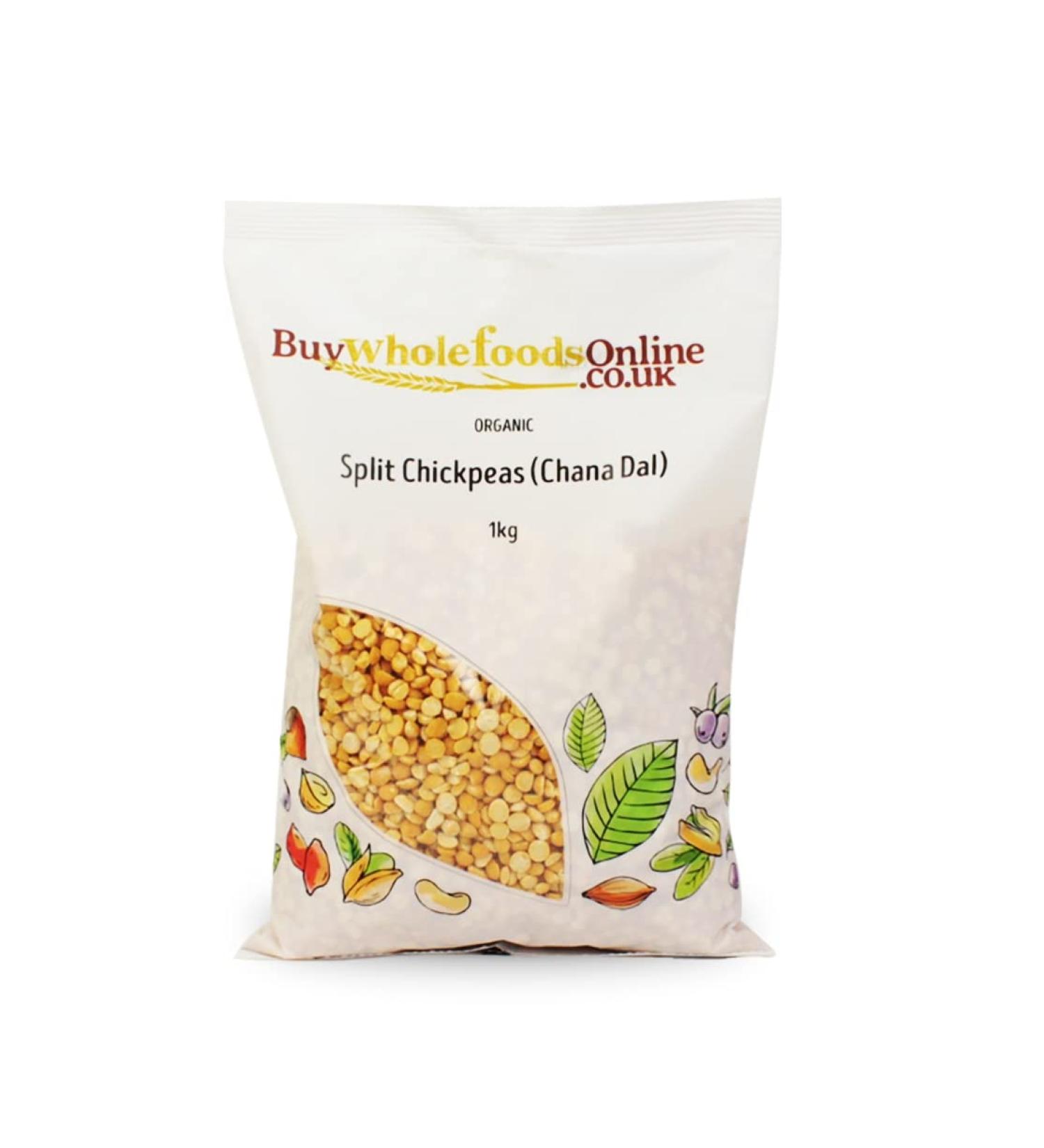 Organic Split Chickpeas (Chana Dal) 1kg (BWFO)