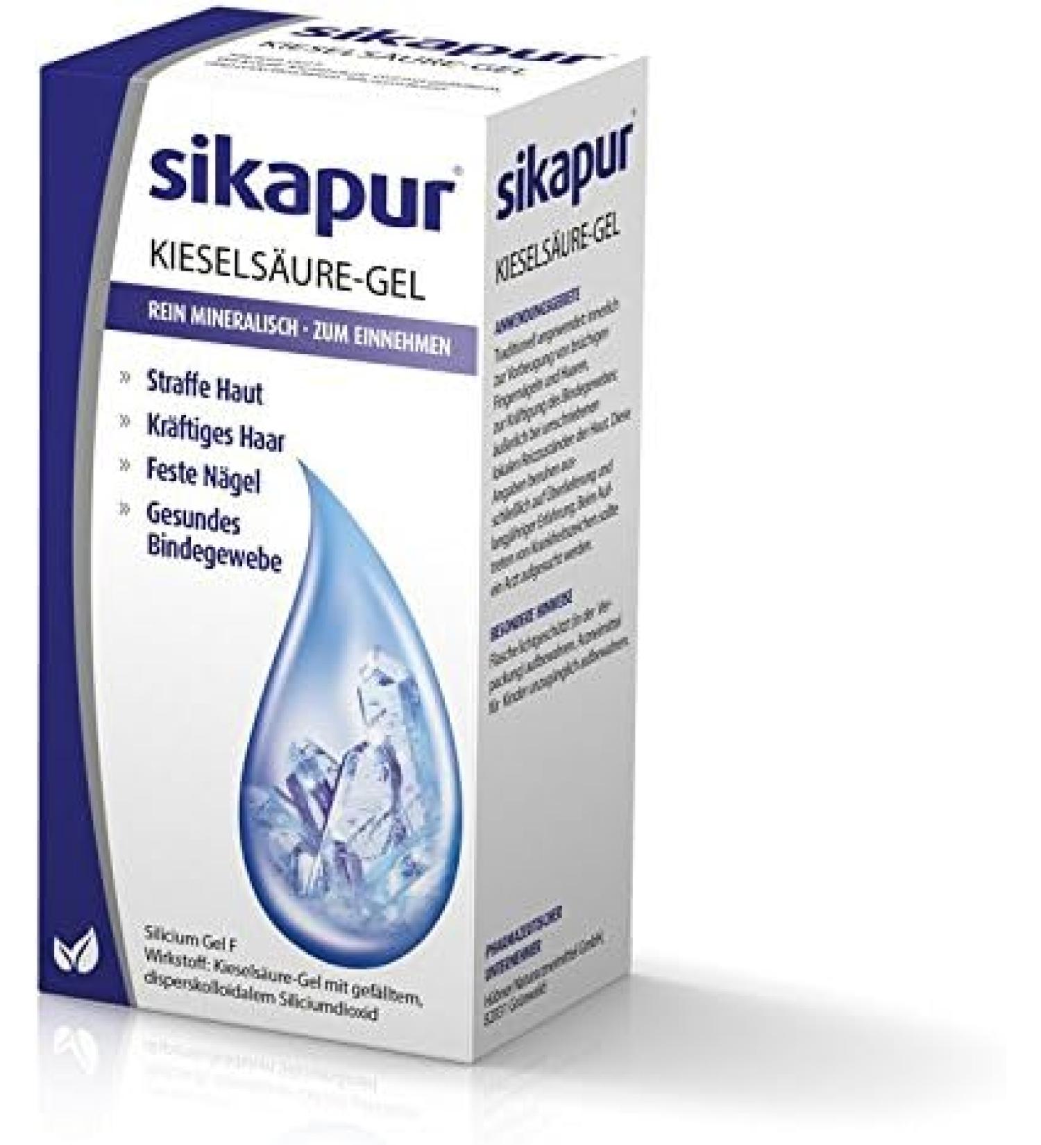 Skiapur silica gel Provides strong hair and fingernails - Pack of 2 - 200ml
