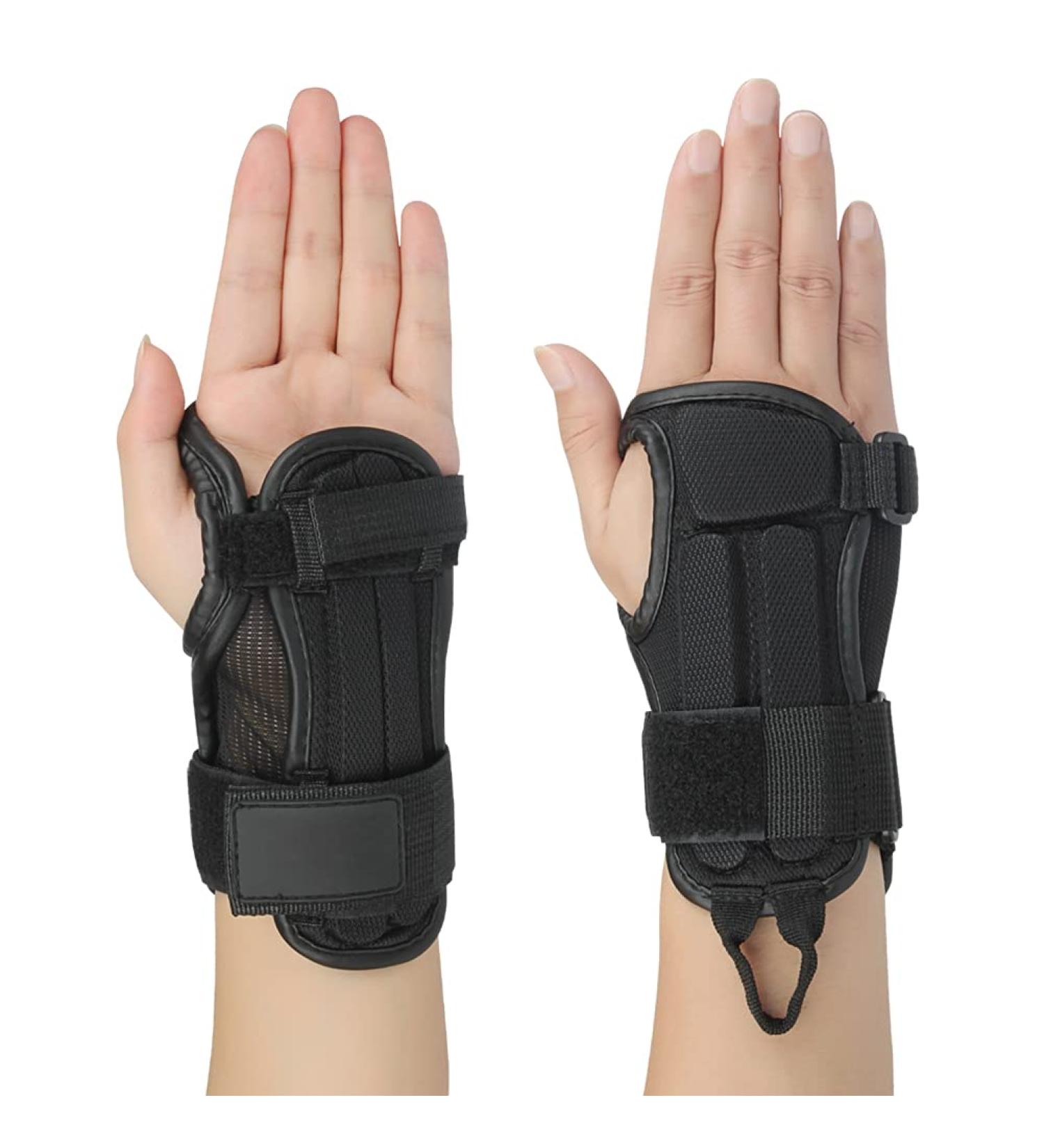 LALATECH Impact Wrist Guards | Fitted Skating Gloves with Brace & Pads | Support for Snowboarding, Skating, Racing, Motocross | Medium Size - Buy Online on GoSupps.com