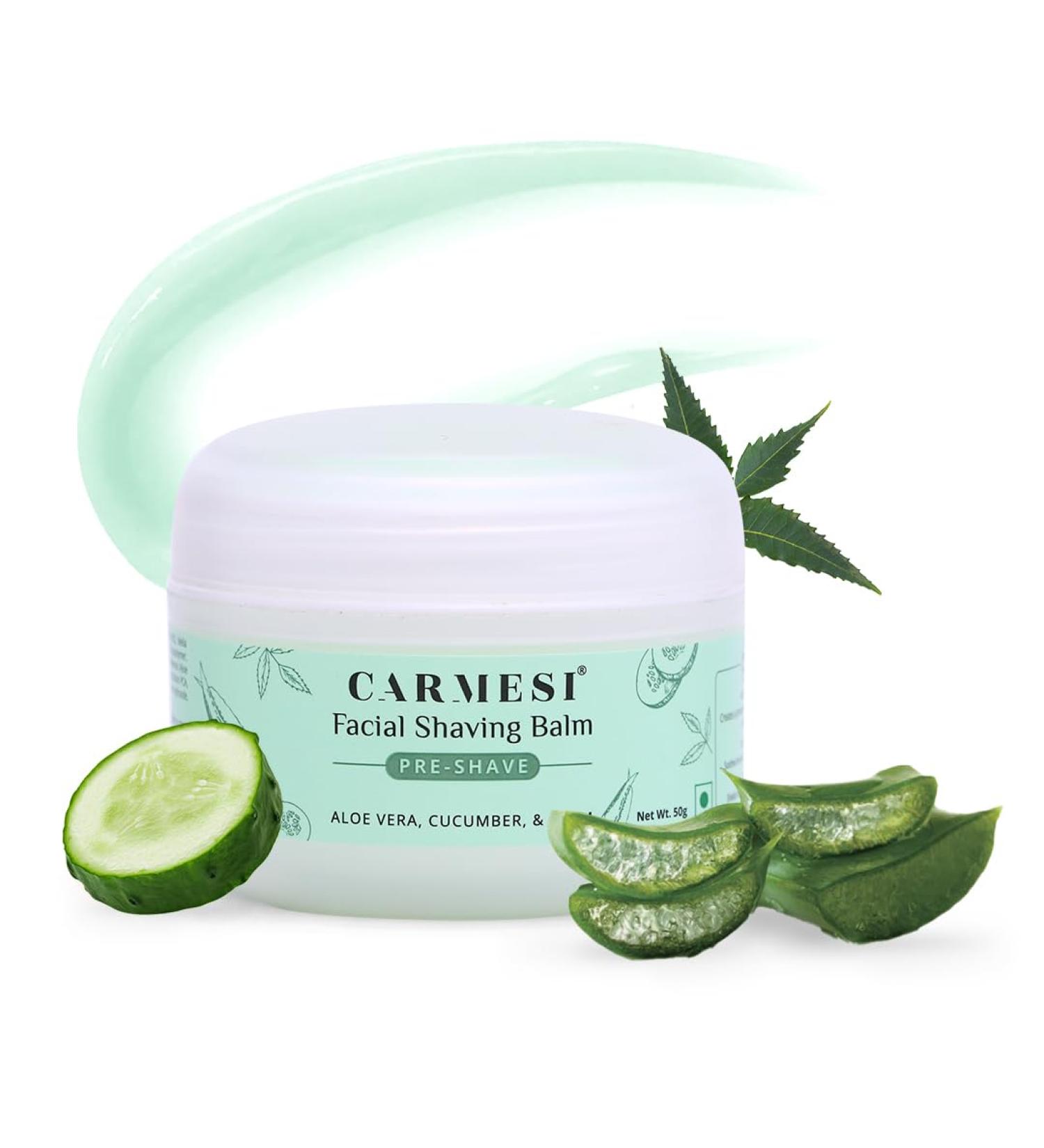 Facial Shaving Gel for Women - Prevent Nicks Cuts & Razor Bumps | Soothes Sensitive Skin | 1.76 Oz / 50g - Buy Online on GoSupps.com