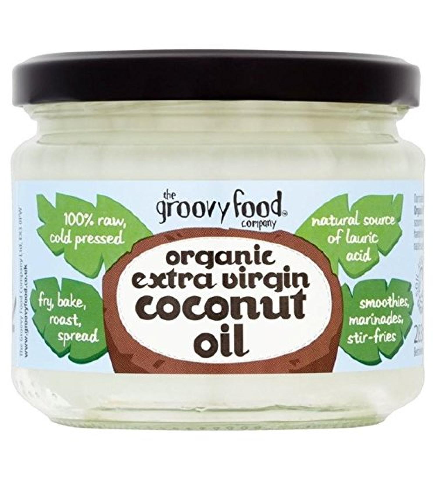 Groovy Foods Groovy Foods Pack of 2 Organic Extra Virgin Coconut Oils 283 ml