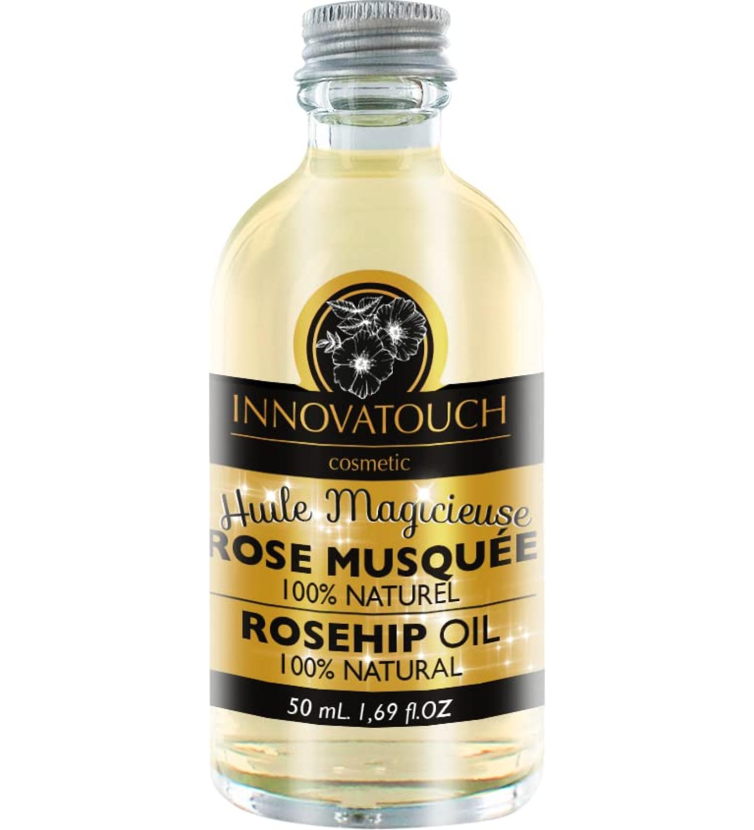 INNOVATOUCH Cosmetic Rosehip Magic Oil 50 ml - Regenerates & Repairs - Helps the skin fight against time