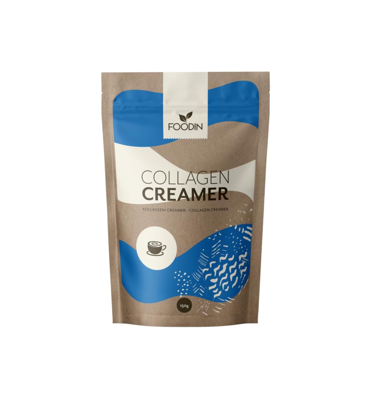FOODIN Cr me au collag ne avec poudre MCT 150 g 100 % hydrolysat de collag ne de bovins issus d' levage de p turage. Bon pour la peau les cheveux les ongles et les tissus conjonctifs. Saveur - Buy Online on GoSupps.com