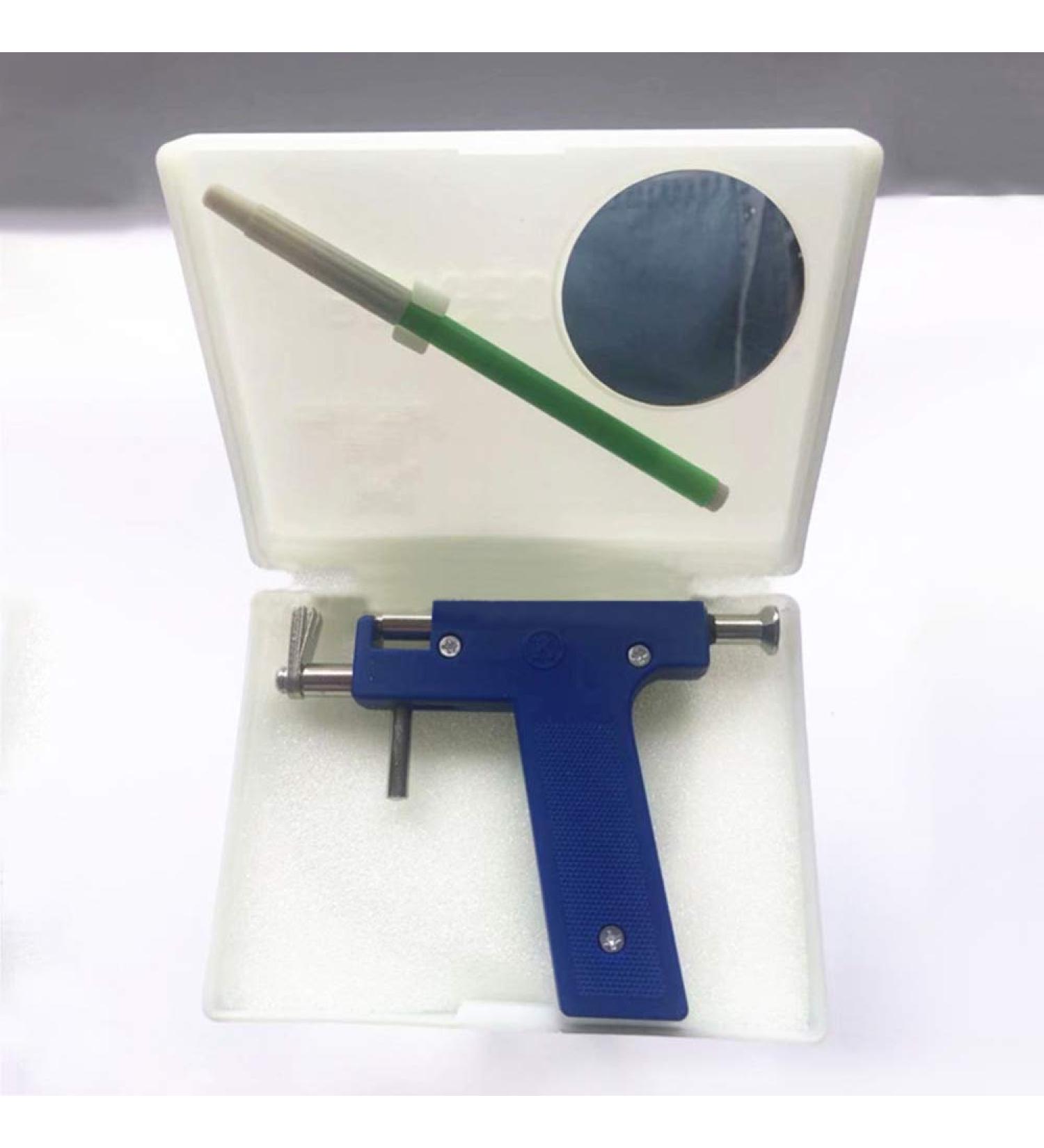 LIZHOUMIL Ear Piercing Gun Set Safety Alloy Ear Nose Navel Piercing Tool Kit Sets with Studs Plastic Gun Set - Buy Online on GoSupps.com