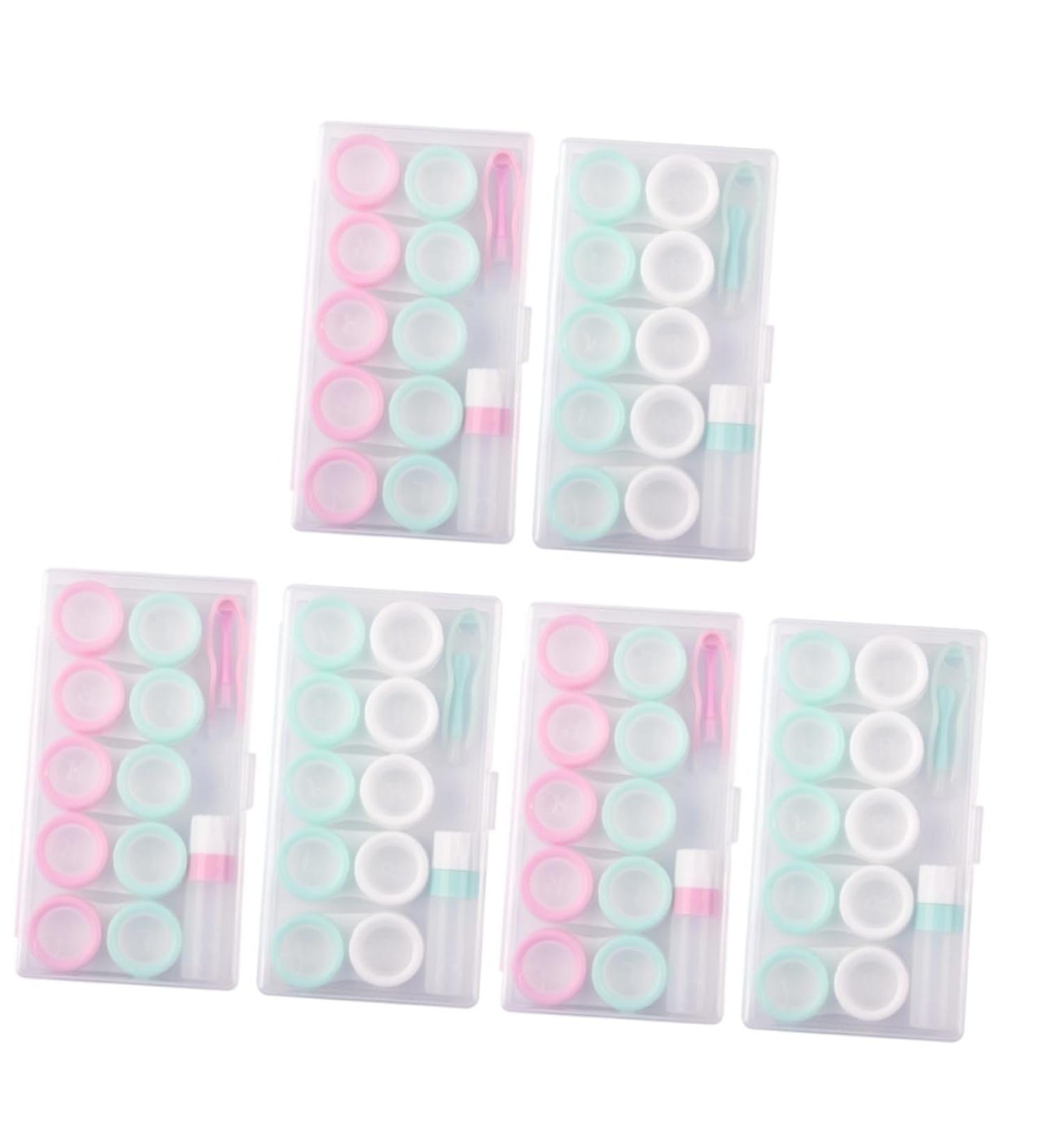 Solustrie Colored Contact Lens Storage Box - Compact Macaron Case for Easy Organization - Buy Online on GoSupps.com