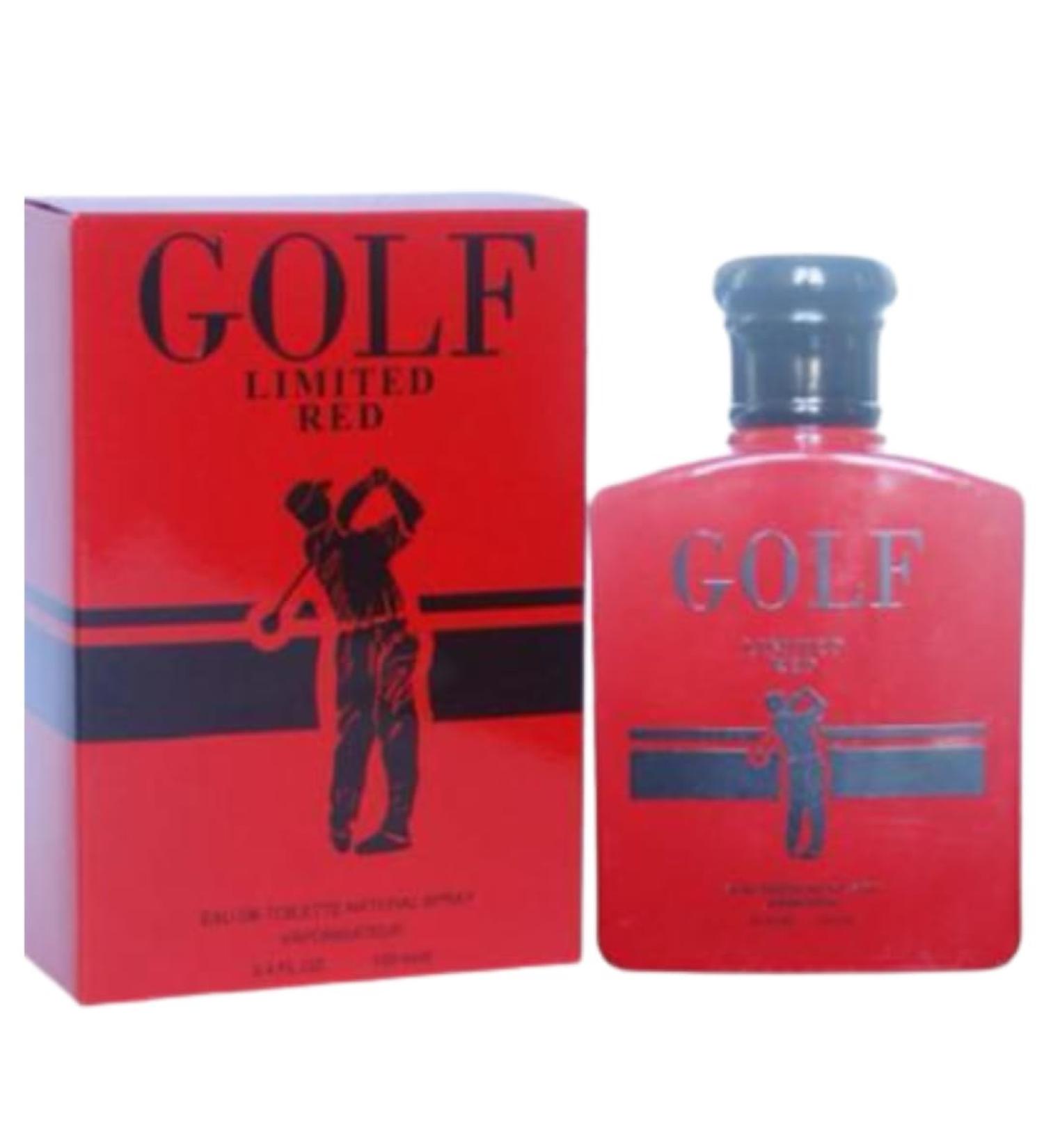 GOLF LIMITED RED Men s Perfume Bold Citrus & Woody Scent 100ML.