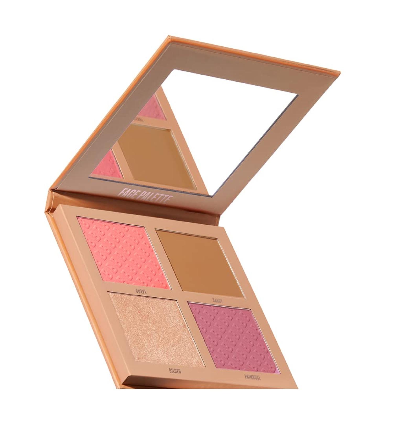 BEAUTY BAY Dream Delight Face Palette - Highlighter, Bronzer & Blush All In One - Vegan & Cruelty Free - Light to Medium Skin Tone - Buy Online on GoSupps.com