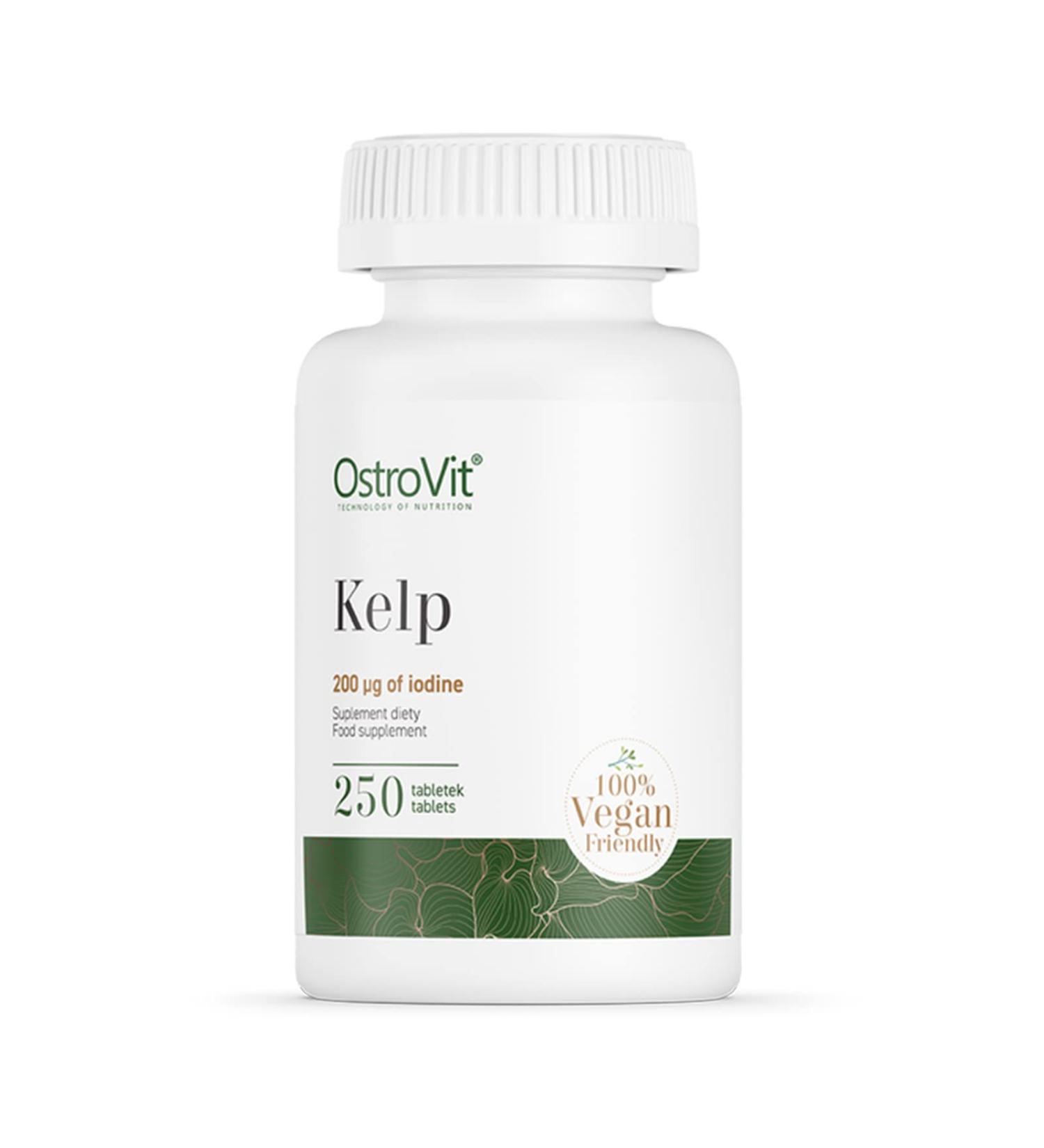 Ostrovit Nutrition Kelp 250 Tablets | High Dose Jod Laminaria Japonica Extract | Dietary Supplement for Enhanced Wellness | International Shipping Available - Buy Online on GoSupps.com