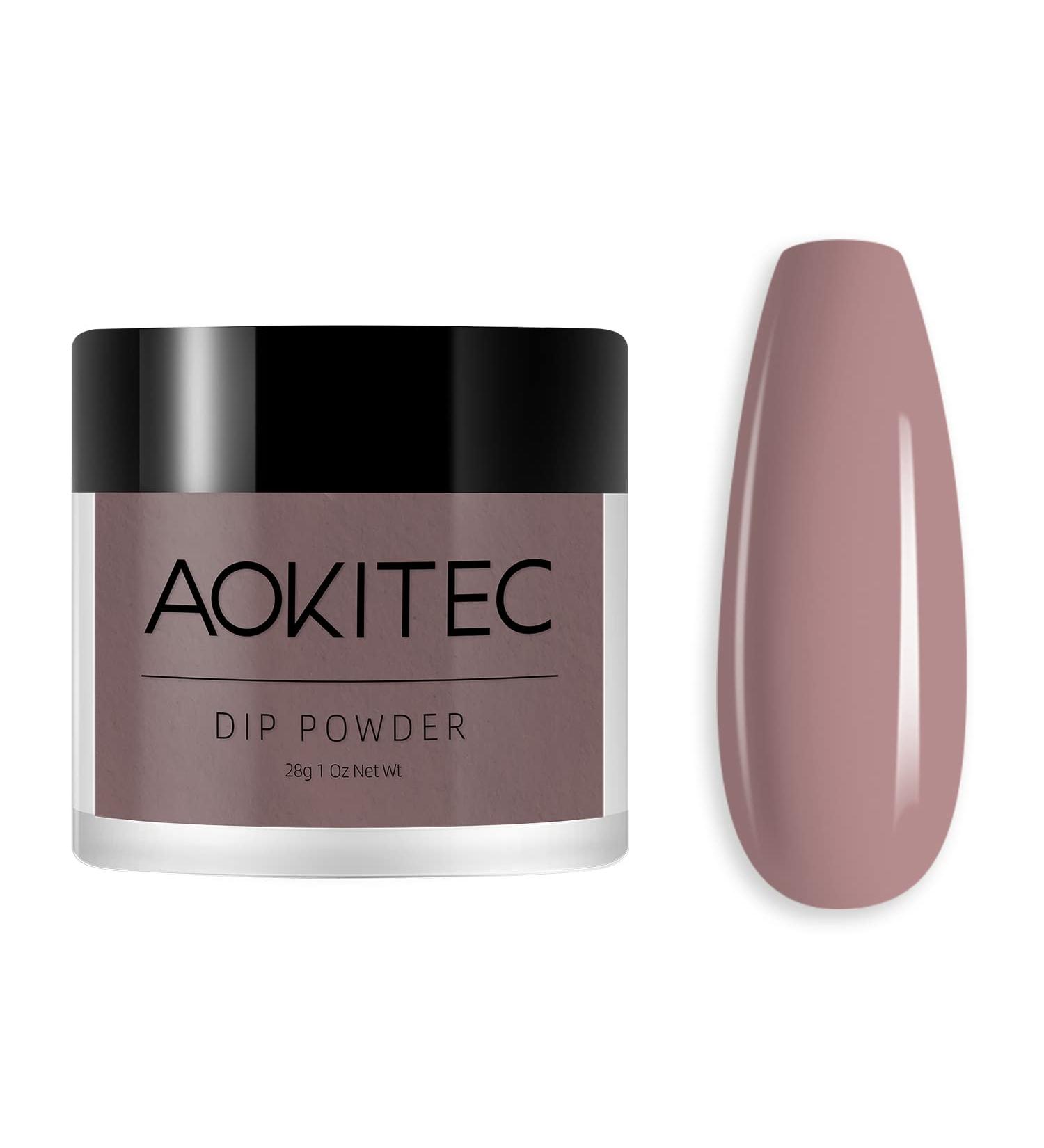 Aokitec 28g Dip Powder Skin Nude Fashion Color Nail Dipping Powder French Powder Pro Collection System Nail Art Starter Manicure Salon DIY at Home Odor-Free&Long-Lasting No Needed Nail Lamp - Buy Online on GoSupps.com