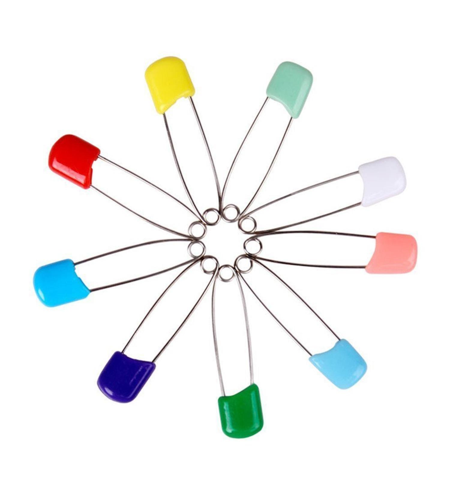 20 baby diaper pins for cloth diapers safety pins size L