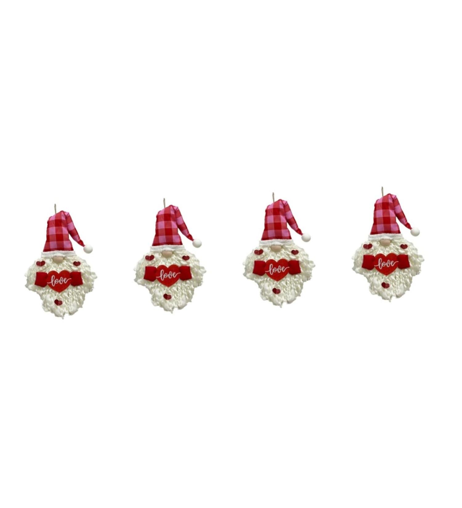 Cabilock 4pcs Faceless Old Man Pendant Ornament Desk Gnome Doll Valentines Day Gnome Household Wreath Elder - Buy Online on GoSupps.com