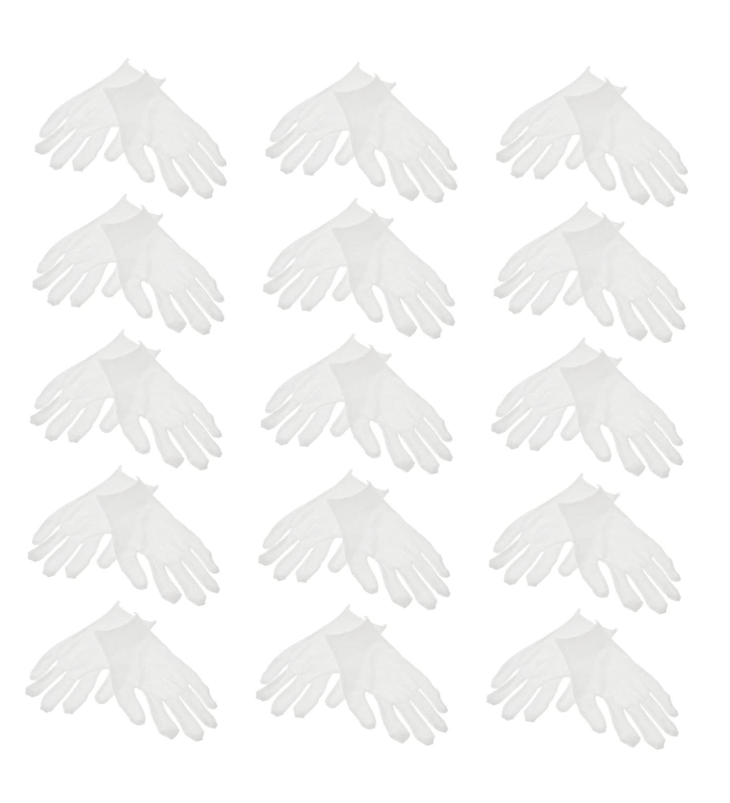 minkissy 15 Pairs Overnight Moisture Gloves Lotion Gloves Overnight Dry Hands Driving Jewelry Inspection Gloves Hydrating Gloves Running Diving Cutting Cotton Women's Moisturizing White - Buy Online on GoSupps.com