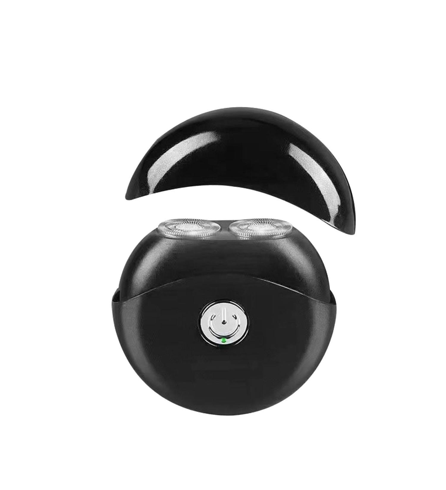Compact Electric Shaver for Men - Sleek Black Grooming Solution | International Shipping Available - Buy Online on GoSupps.com