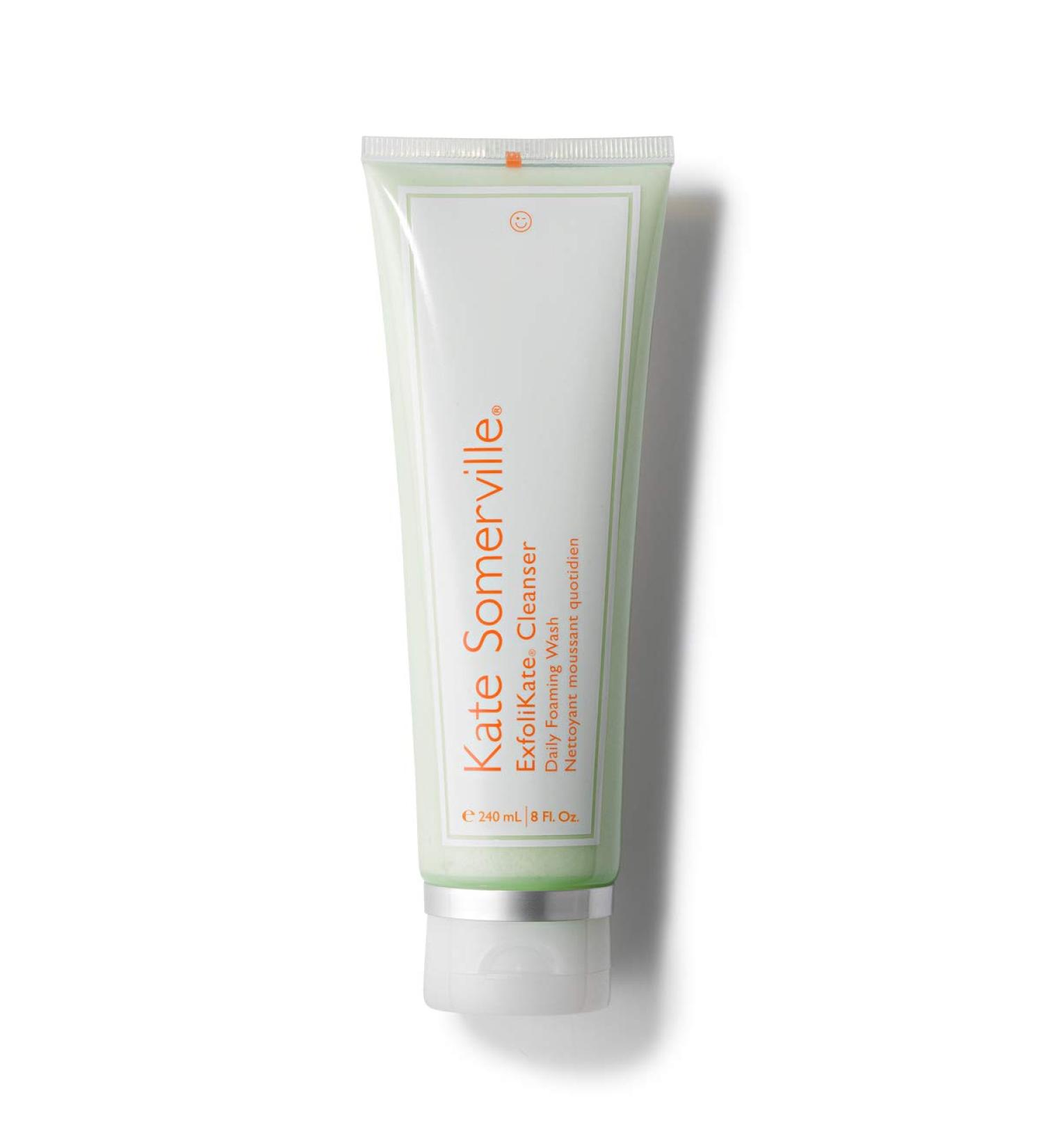 Kate Somerville ExfoliKate Cleanser - Daily Foaming Face Wash with Glycolic & Lactic Acid - 8 Fl Oz - Buy Online on GoSupps.com