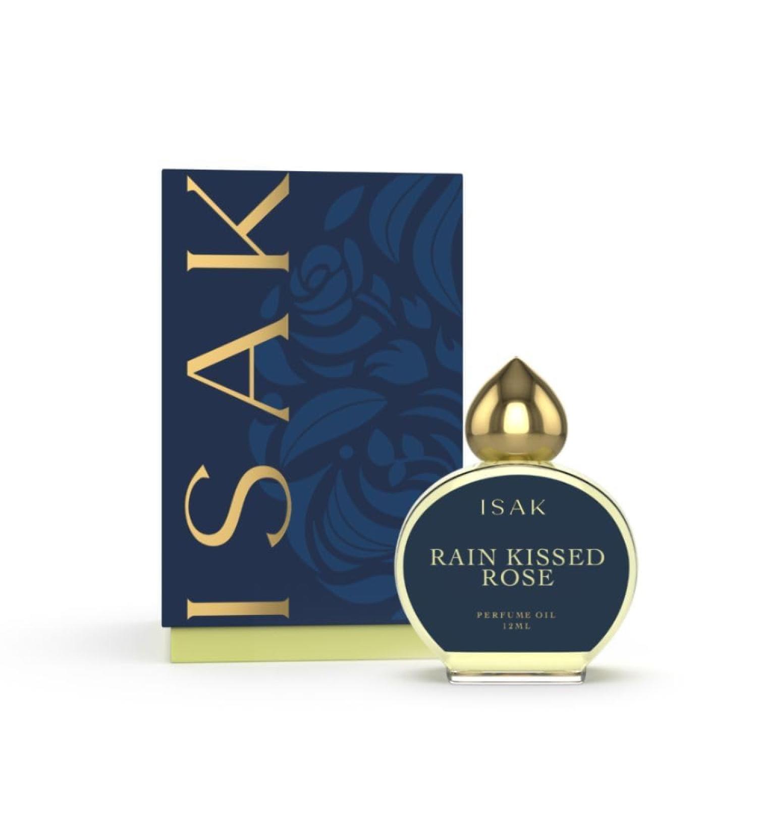 IS AK Rain Kissed Attar for Men Women | Itra Perfume Oil Unisex Fresh Alcohol-Free | Long Lasting Fragrance Luxury Roll-On Travel Size Pocket-Friendly - 12ml