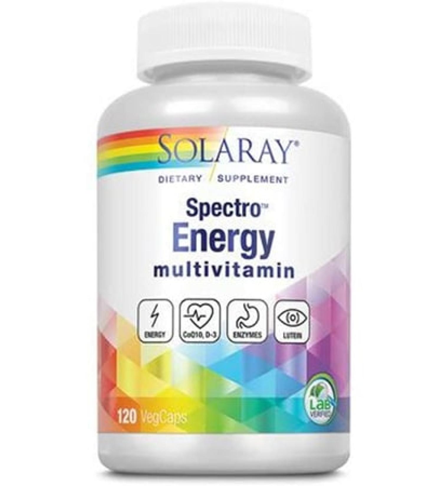 Solaray Spectro Energy Multivitamin 120 VegCaps