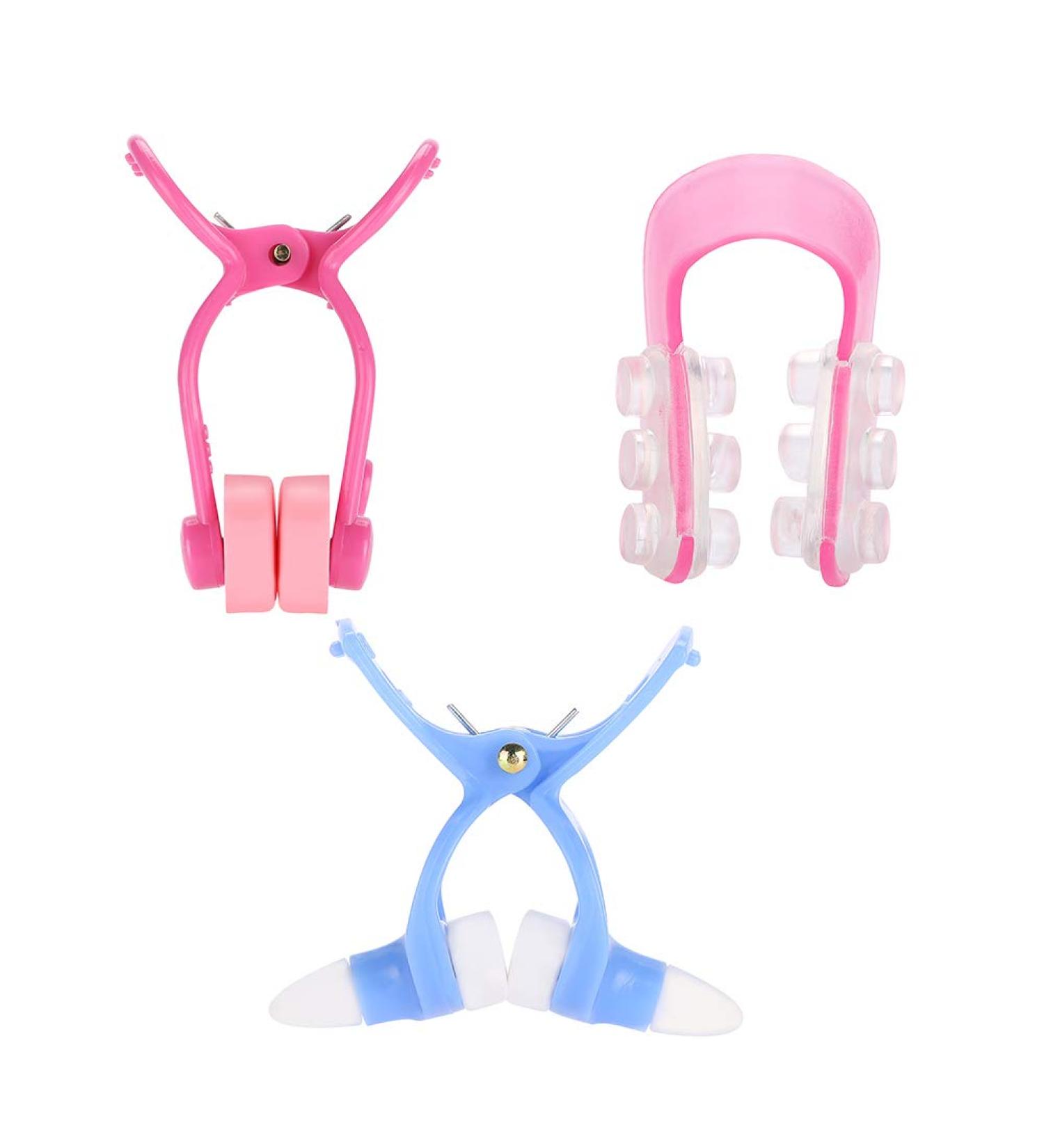 3 Pieces Nose Clip Set - Silicone Nose Lifting & Slimming Tools for Women | Beauty Clips & Massagers - International Shipping - Buy Online on GoSupps.com
