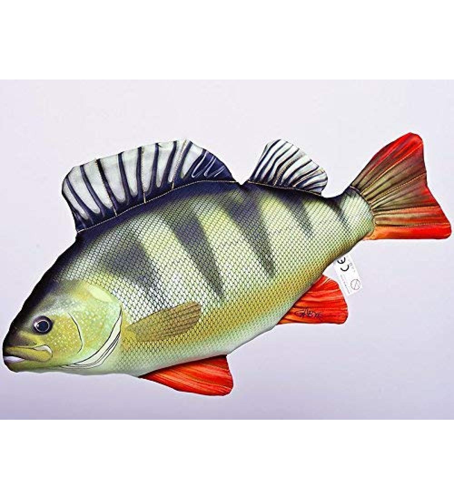 Gaby Pillow Fish the Perch 50 cm Cuddly Fish Cuddly Tie Pillow Plush Toy