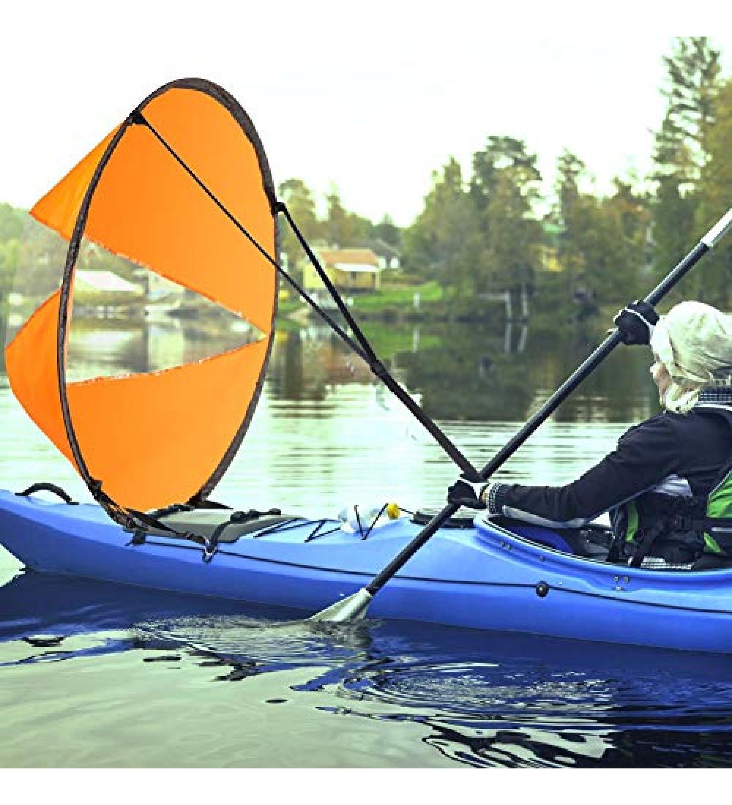 VGEBY 42 Foldable Kayak Wind Sail for Kayaks, Canoes, Boats - Boating Supplies - Buy Online on GoSupps.com
