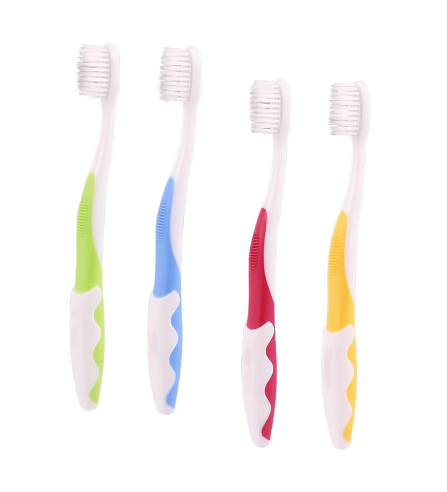 Beaupretty 4 Pack Bristle Toothbrushes for Kids | Anti-Slip Oral Care Tool for Babies & Children - Buy Online on GoSupps.com