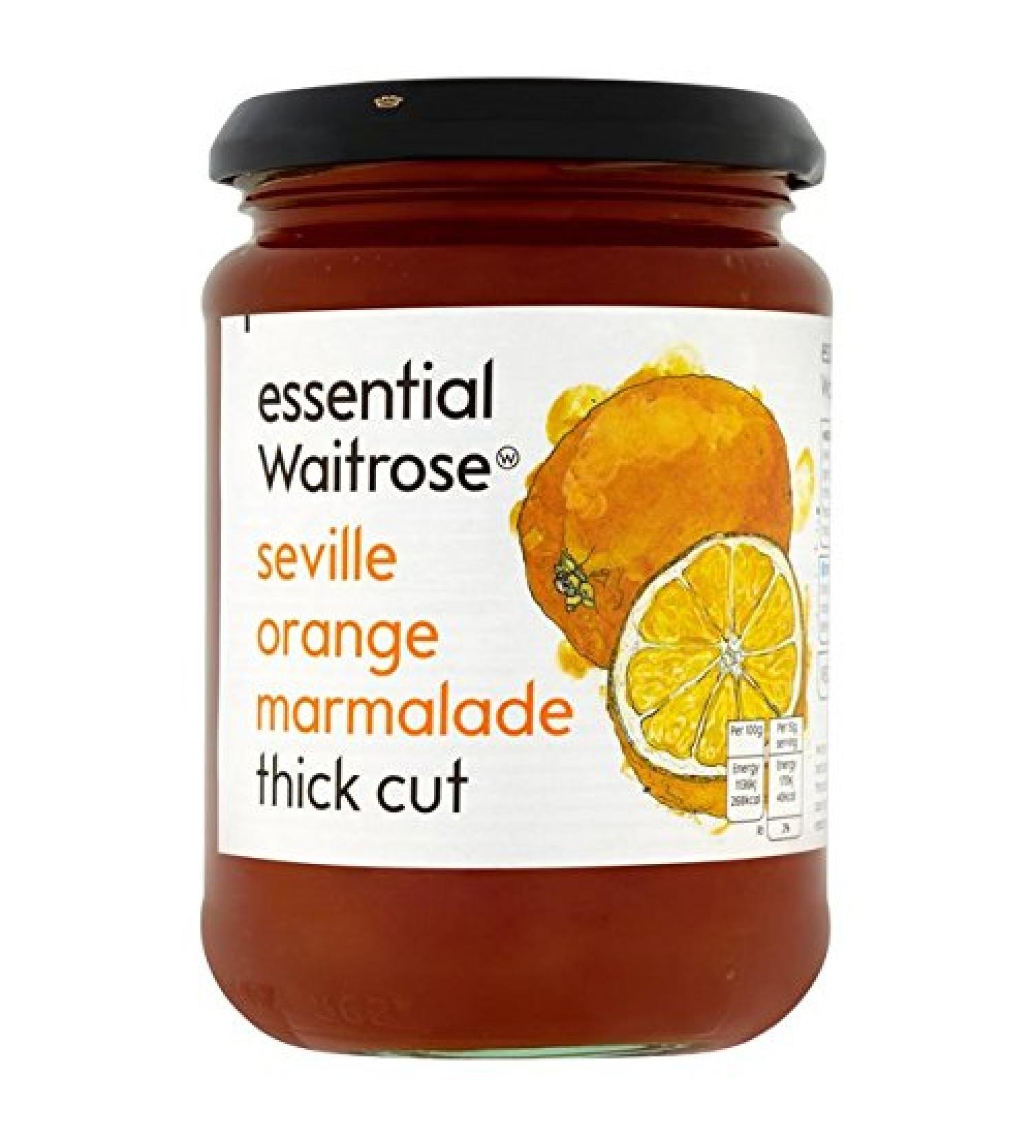 Waitrose Essential Marmalade of Seville Thick Orange 454g
