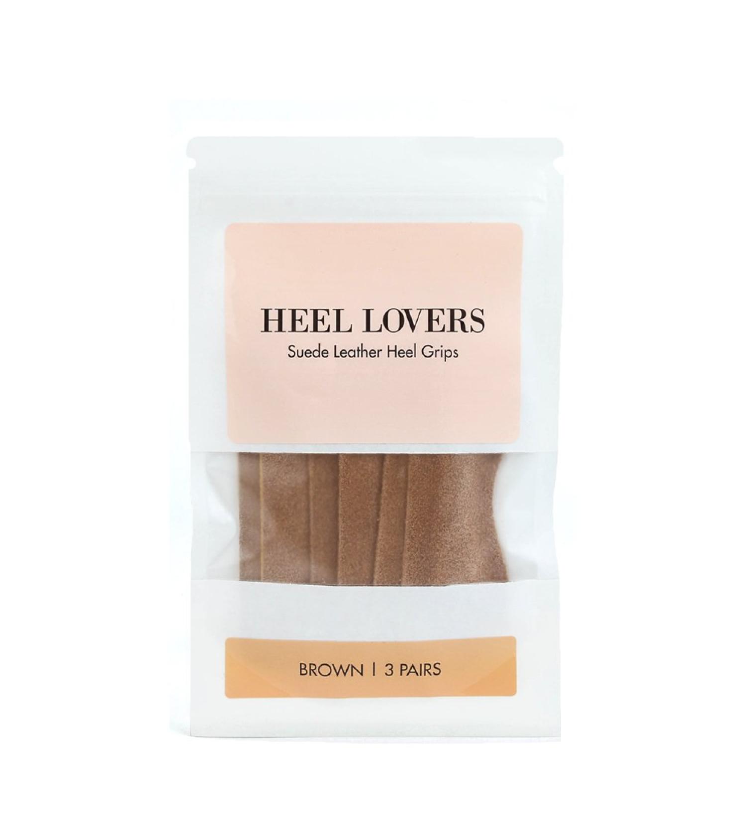 High Heel Grip Cushion Pads - Brown (3 Pair) - Ultimate Comfort for Heel Lovers - Buy Online on GoSupps.com