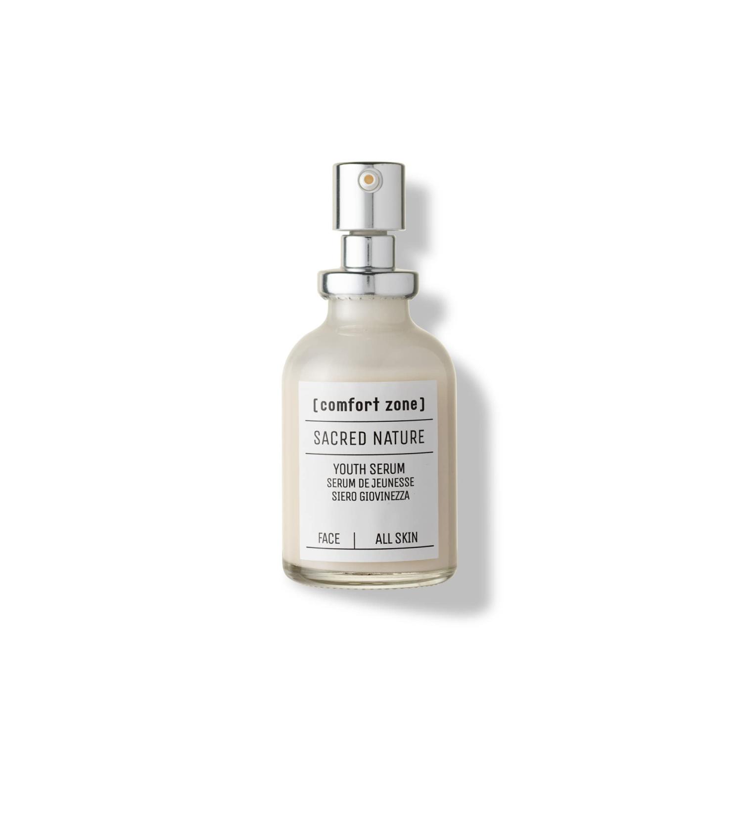 Comfort Zone Sacred Nature Youth Face Serum | Triple Action Anti-Aging Moisturizer & Protector | 100% Natural | 1.01 Fl. Oz. for All Skin Types - Buy Online on GoSupps.com