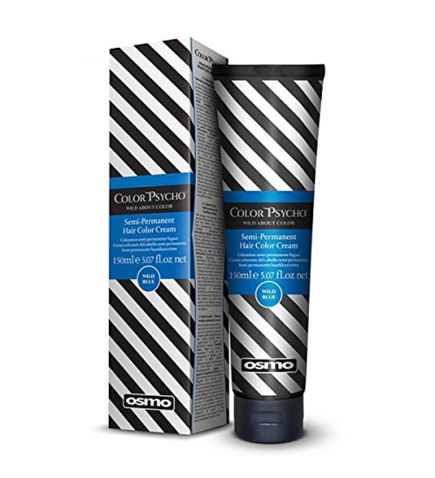 OSMO COLOR PSYCHO SEMI PERMANENT HAIR COLOUR 150ml - WILD BLUE