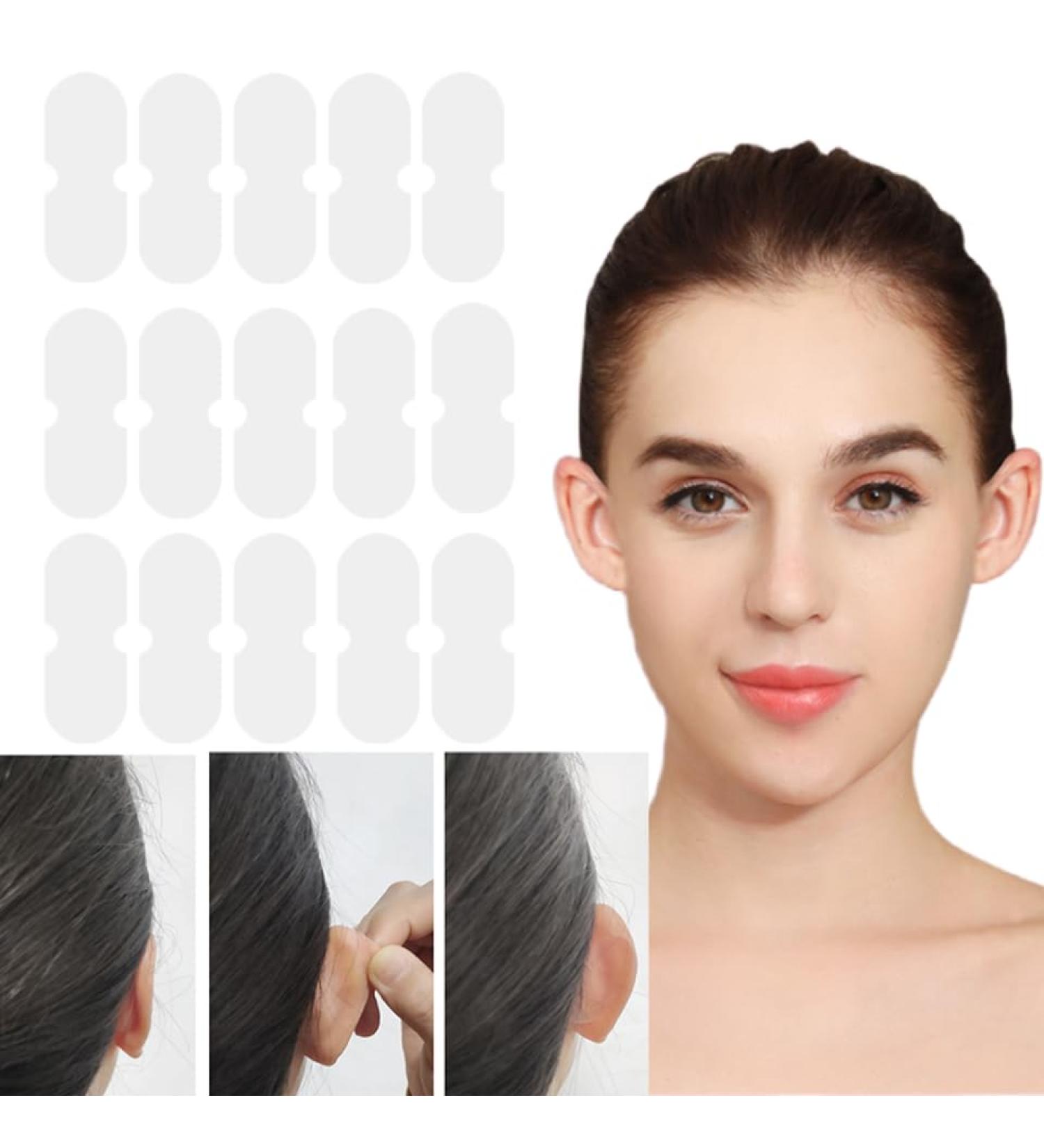 Stick Out Your Ears: Elf Ear Stickers | Transparent Silicone Ear Tapes for V-shaped Face | 12pcs Ear Training & Posture Corrector - Buy Online on GoSupps.com