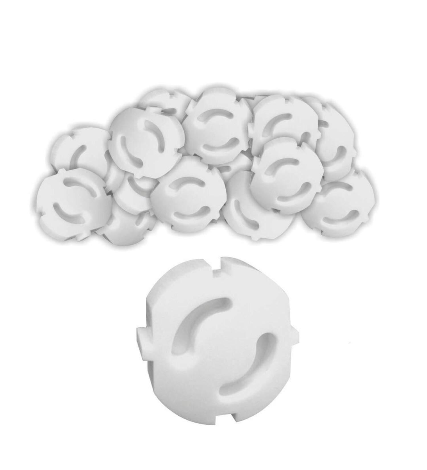 Keroos Child Locking Sockets - Safe Socket Protection for Kids | 10 Pack - No Glue Needed - White - Buy Online on GoSupps.com