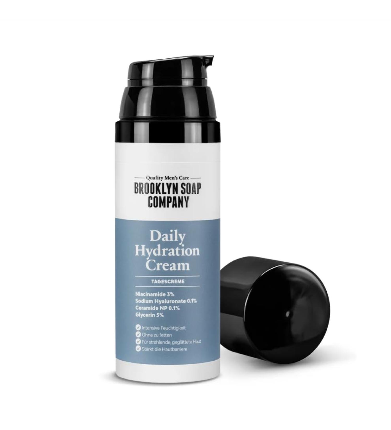  Brooklyn Soap Company Brooklyn Soap Company Day Moisturizer (50 ml) Strengthens the skin barrier and absorbs quickly - Buy Online on GoSupps.com