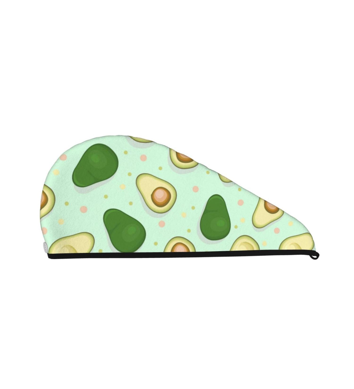 Soft Super Absorbent Avocado Microfiber Hair Towel Wrap for Women - Quick Dry Coral Velvet for Long Curly & Thick Hair - Buy Online on GoSupps.com