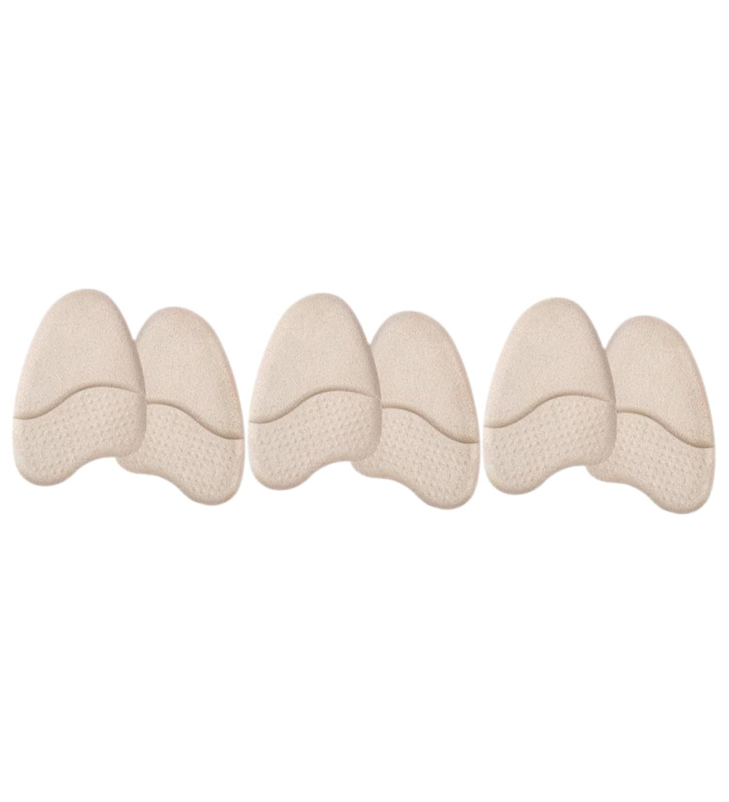 FOMIYES 3 Pairs Non-Slip Flannel Forefoot Cushions - Replaceable High Heel Insole Pads for Comfort & Support - Buy Online on GoSupps.com