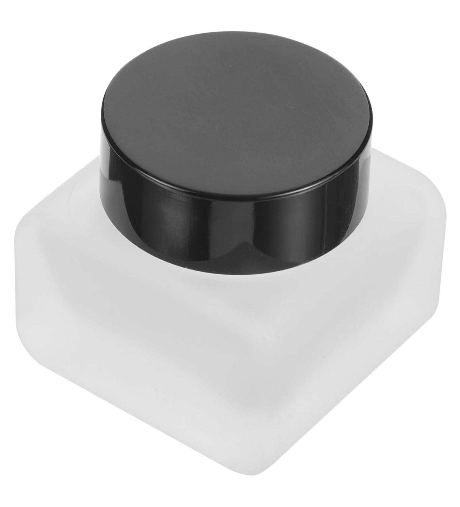 HONMEET 50ml Glass Jar Face Cream Jar Empty Refillable Cosmetic Jars Empty Cream Jar Frosted Glass Jars Tiny Jars with Lids Lotion Jar Body Butter Jars Sample Jars Travel Square Small Jar - Buy Online on GoSupps.com