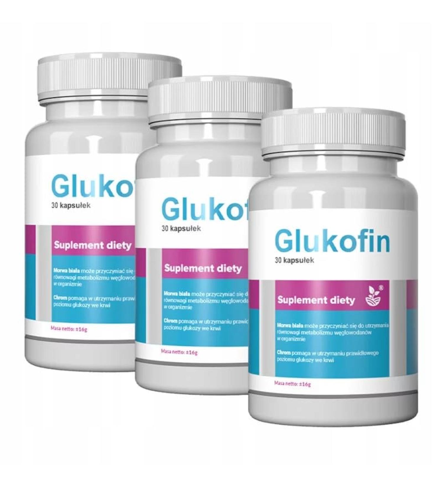 Glukofin - Capsules with Chromium White Mulberry and Zinc (3)