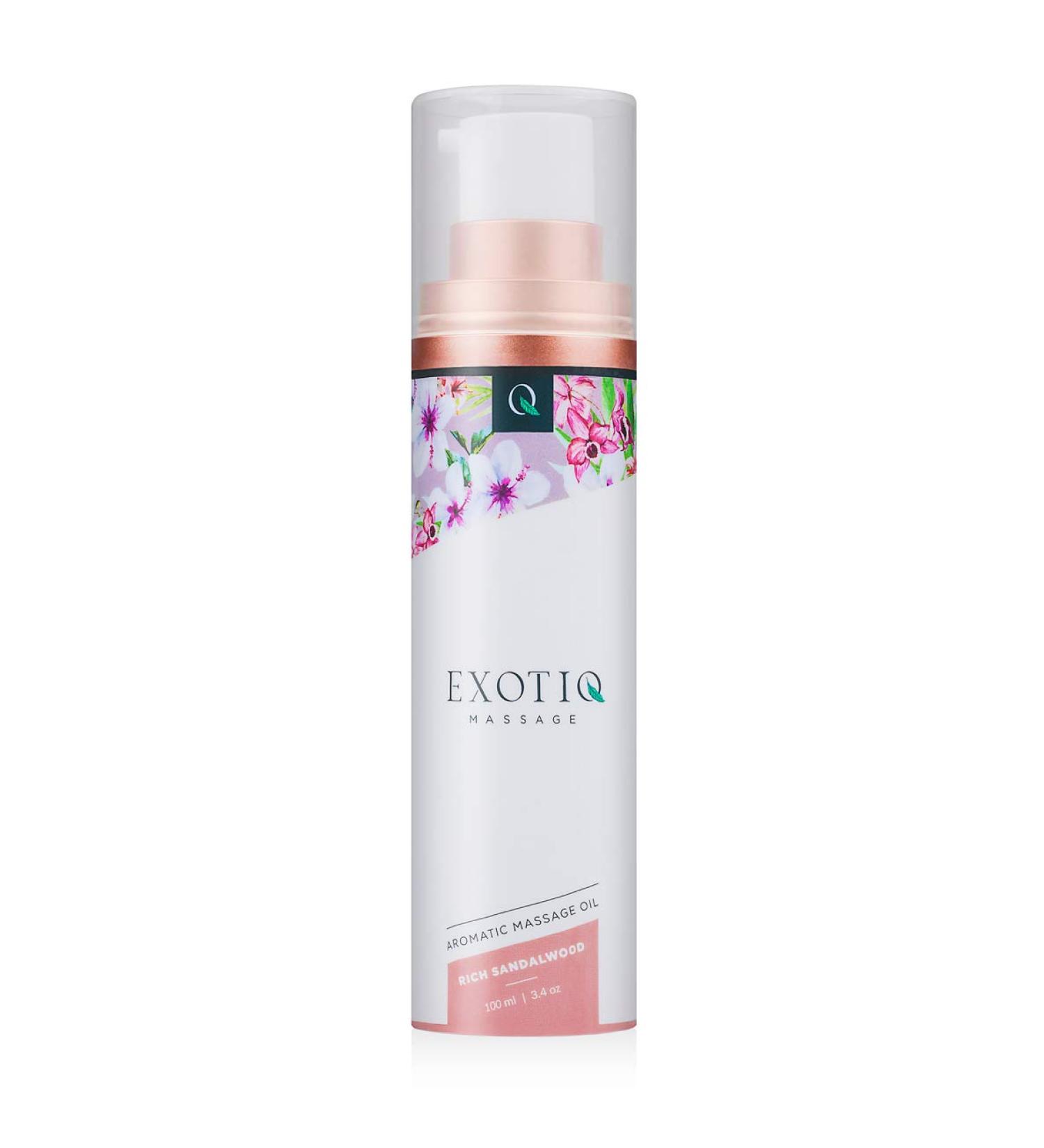Exotiq Aromatic Massage Oil - Rich Sandalwood 100ml | Relaxation & Wellness International Shipping Available - Buy Online on GoSupps.com