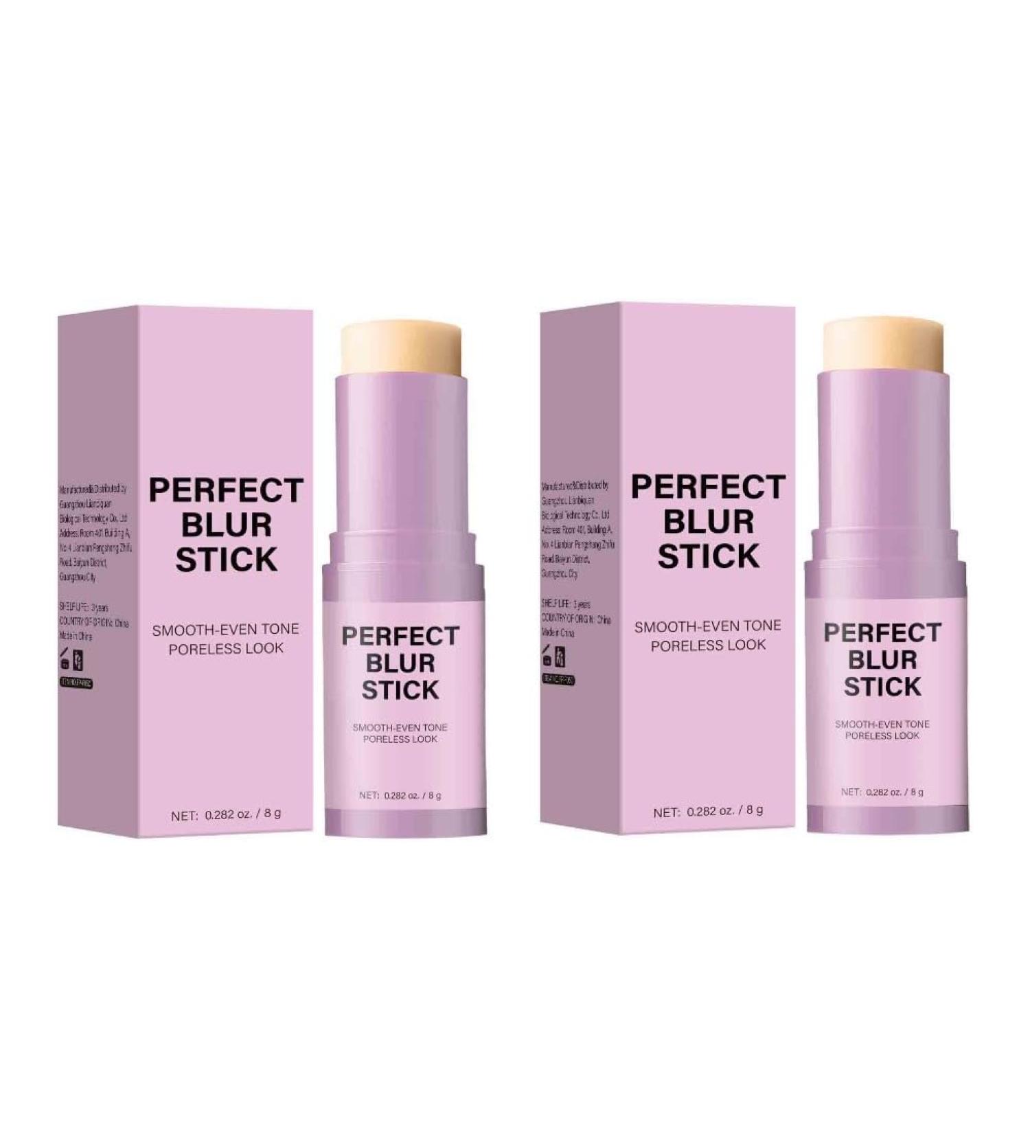 2PCS Blur Stick Invisible Pore Primer Waterproof Face Primer Makeup Base Oil-control Matte Smooth Fine Lines Isolation Barrier Primer - Buy Online on GoSupps.com