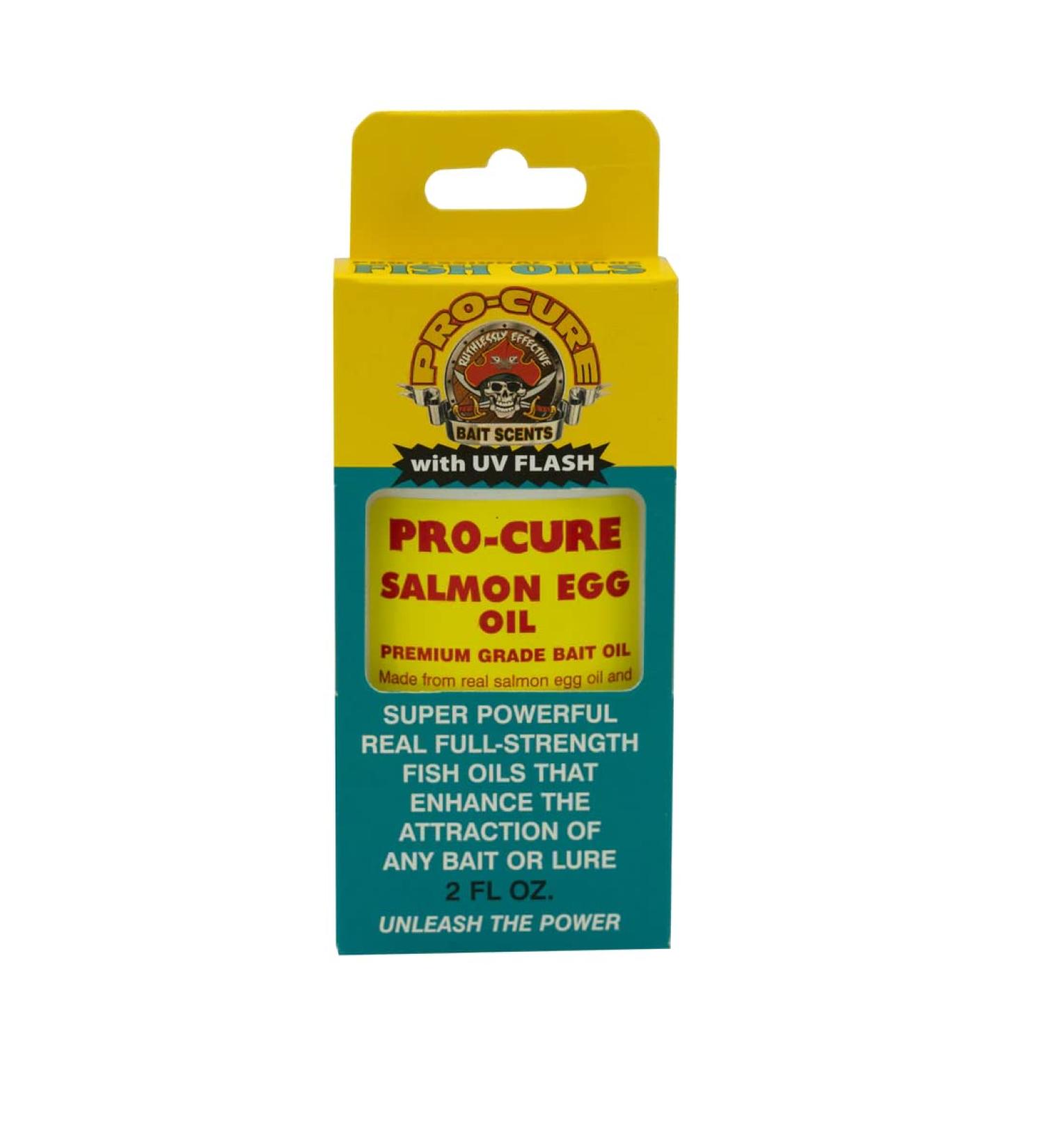 Pro-Cure Salmon Egg Bait Oil 2oz - Premium Scent for Fishing Success - Buy Online on GoSupps.com